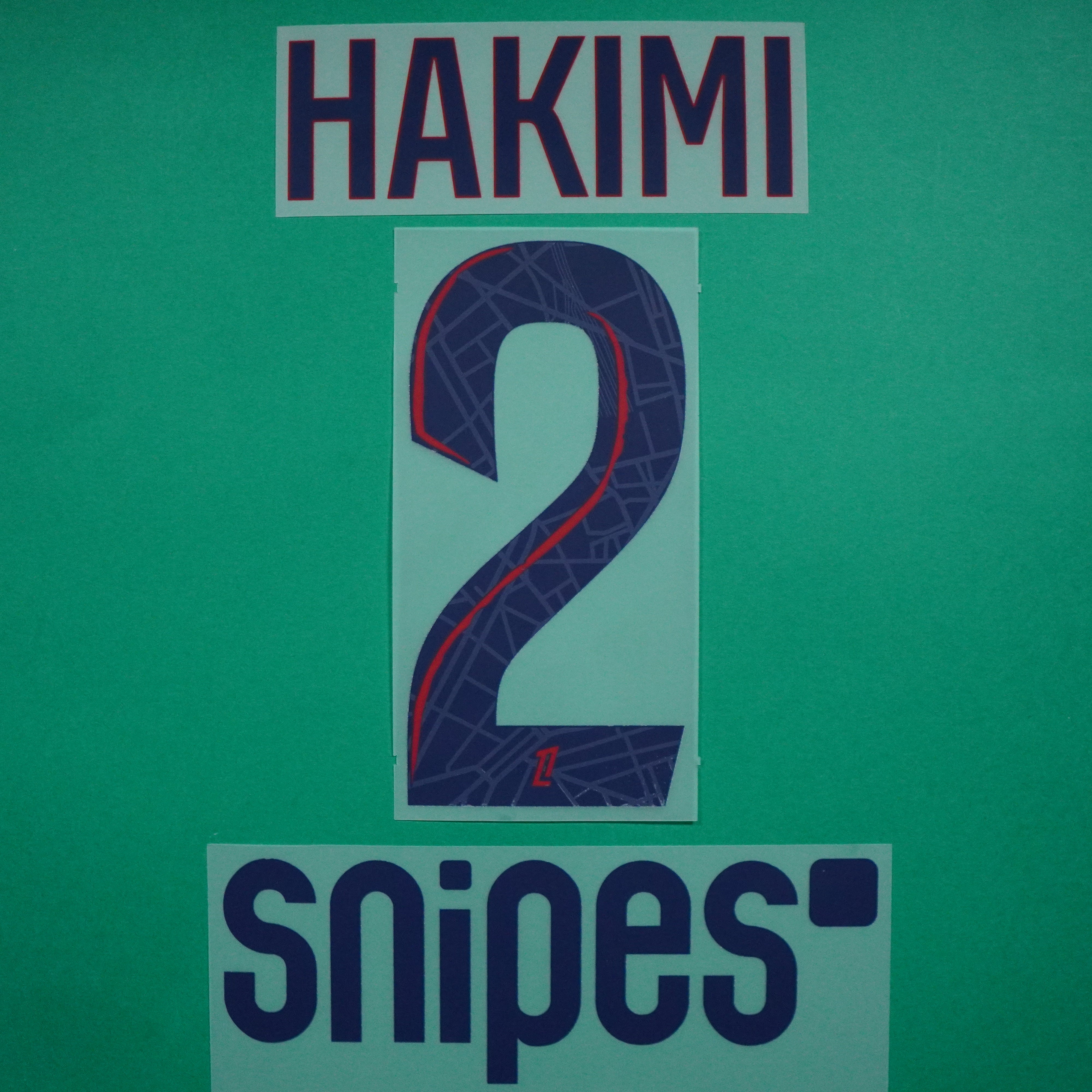 Flocage officiel Hakimi N°2 ligue 1 PSG 25/26 Home vendeur