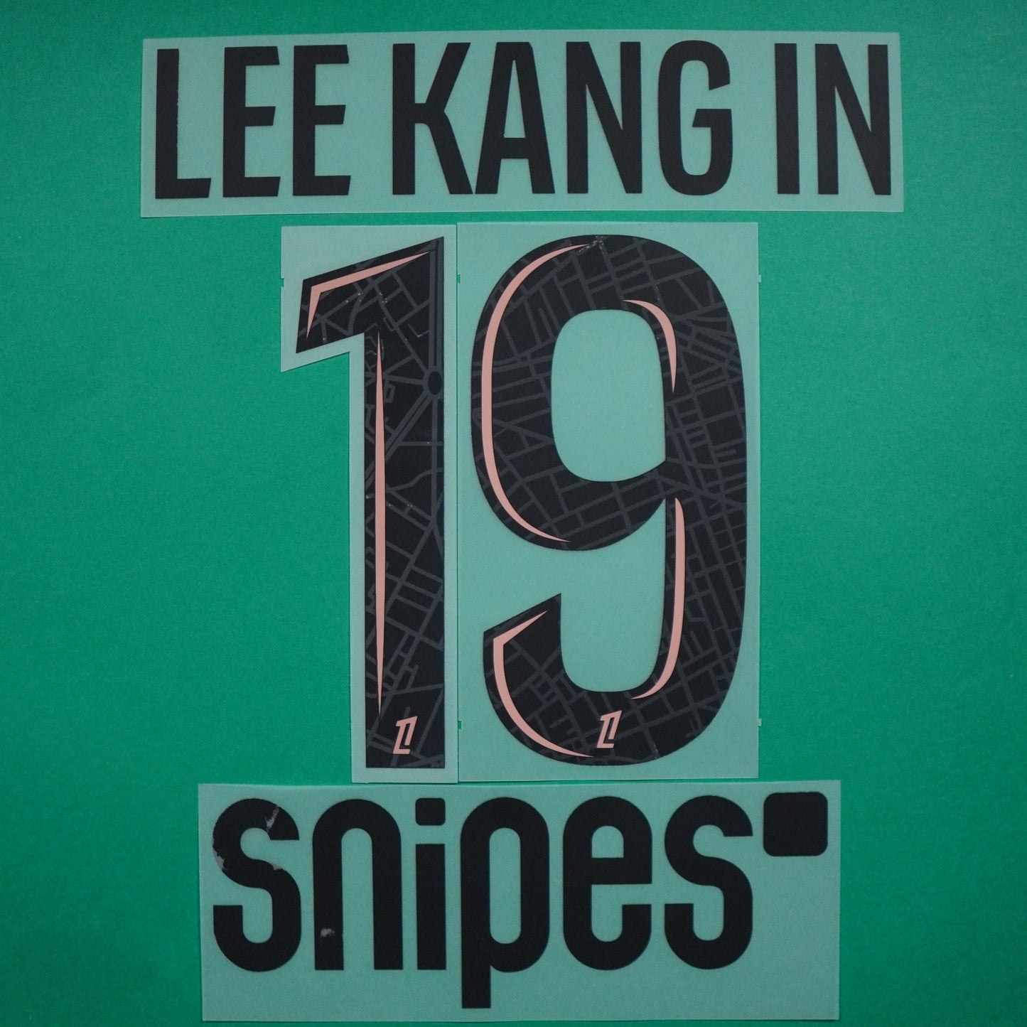 Flocage Officiel, Paris Saint-Germain, Lee Kang In, 2024/2025, Third + Snipes, Noir/Rose (이강인)