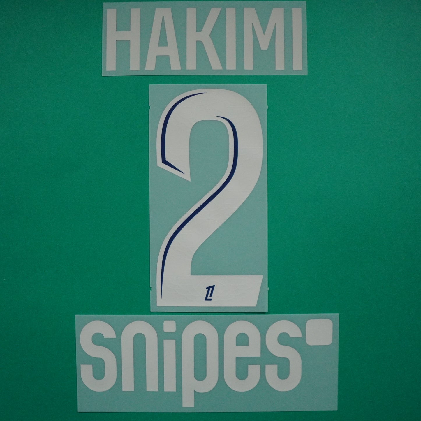 Flocage Officiel, Paris Saint-Germain, Hakimi, 2024/2025, Fourth + Snipes, Argenté