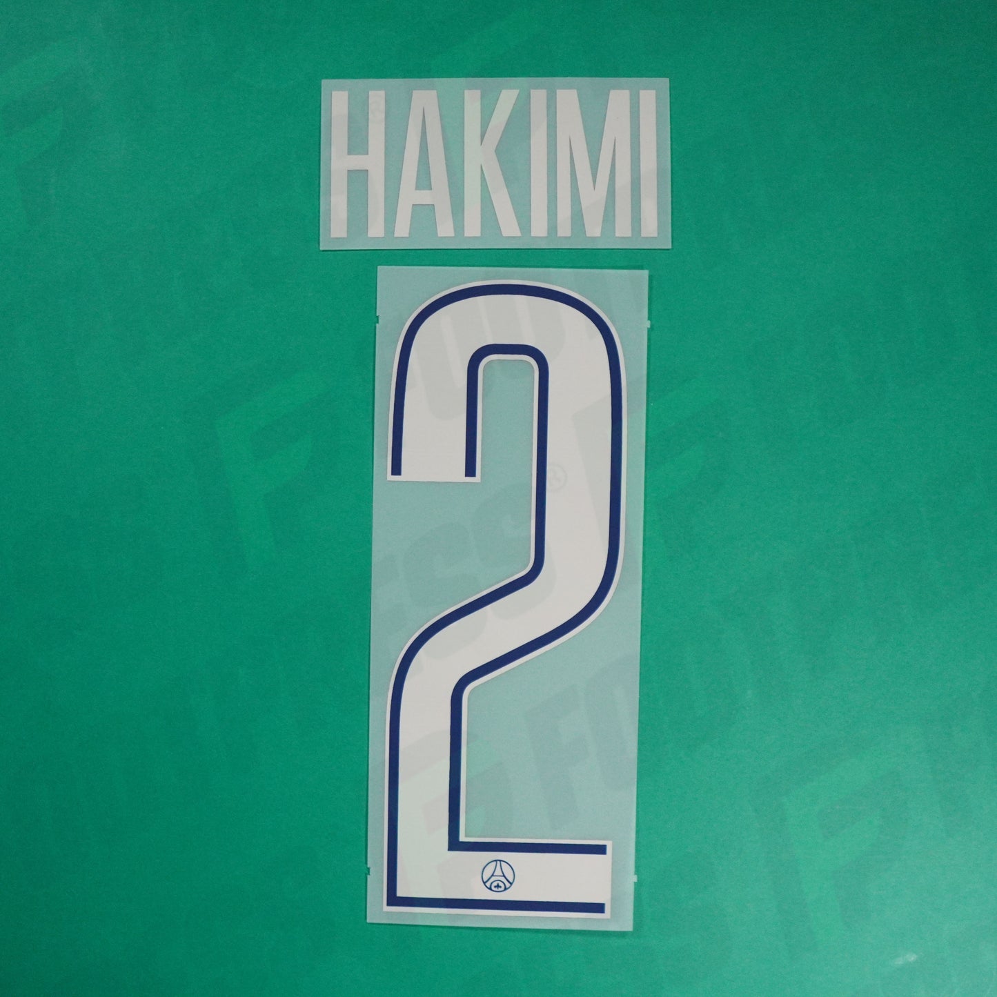 Flocage Officiel, Paris Saint-Germain, Hakimi, 2024/2025, Fourth LDC, Argenté