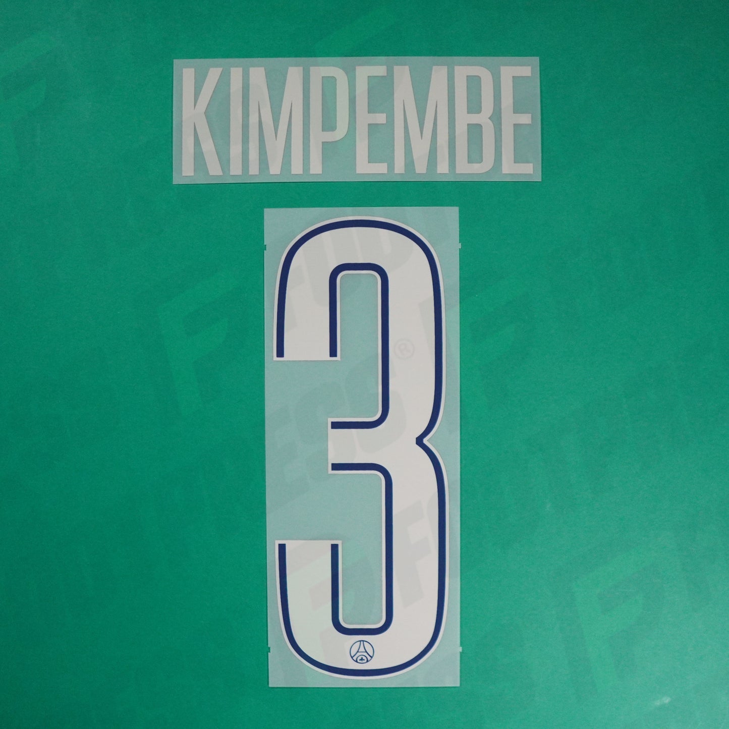 Flocage Officiel, Paris Saint-Germain, Kimpembe, 2024/2025, Fourth LDC, Argenté