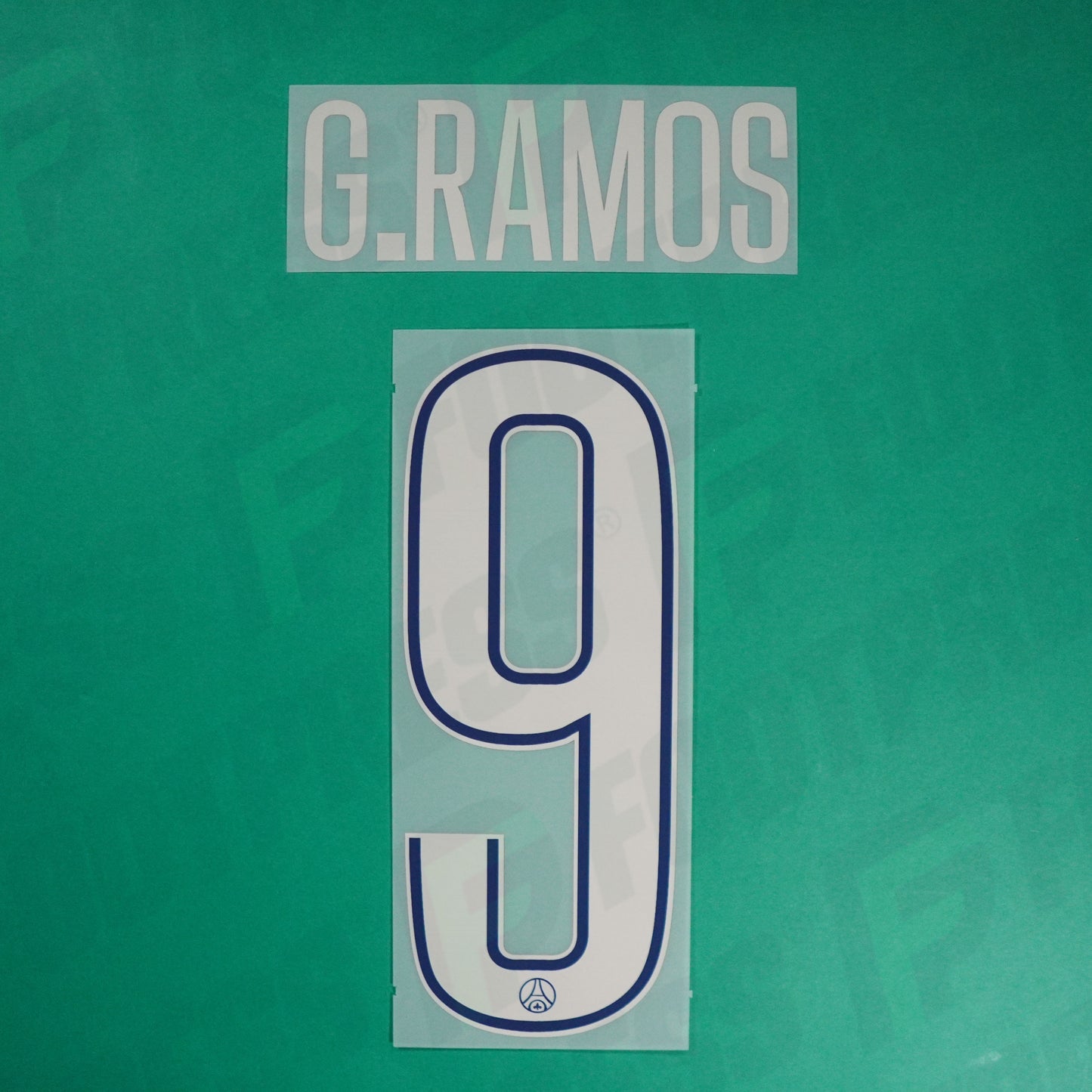 Flocage Officiel, Paris Saint-Germain, Gonçalo Ramos, 2024/2025, Fourth LDC, Argenté