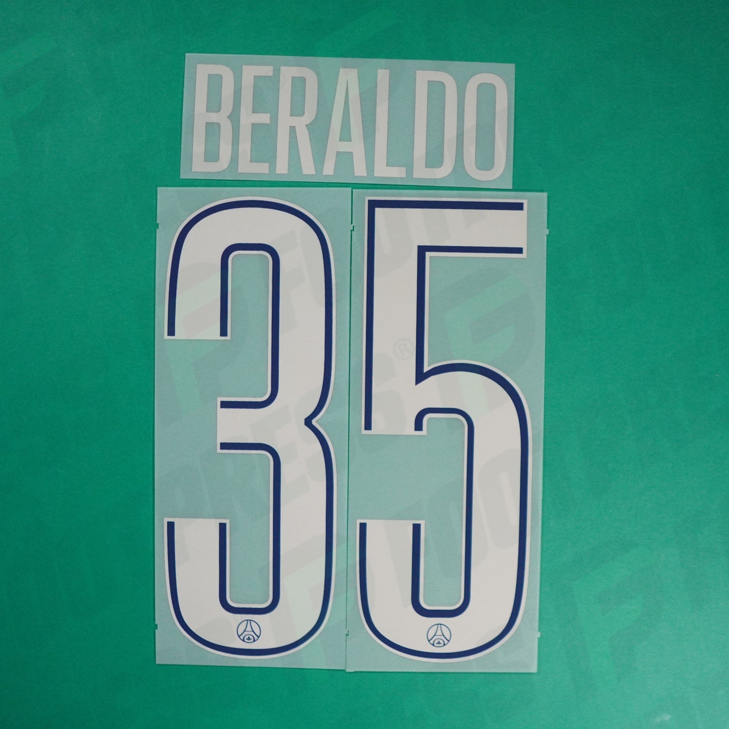 Flocage Officiel, Paris Saint-Germain, Beraldo, 2024/2025, Fourth LDC, Argenté