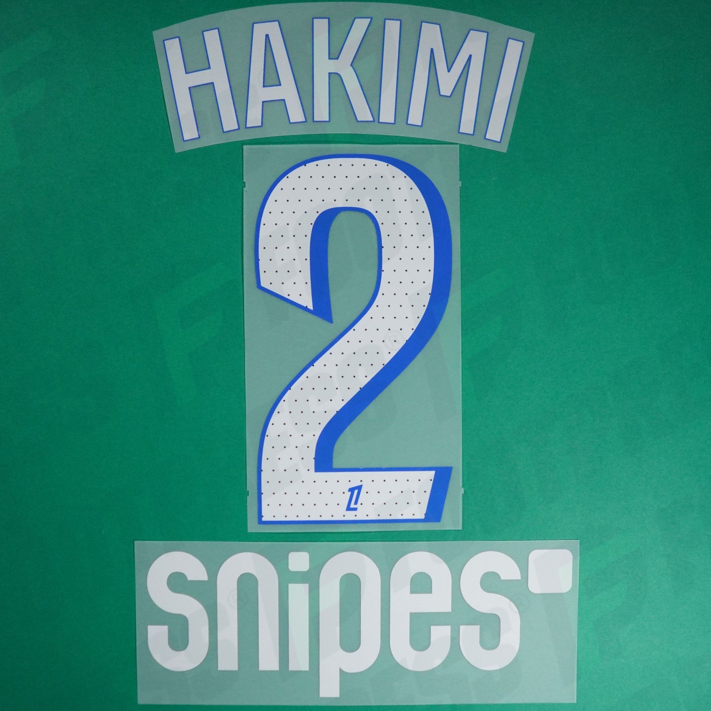 Flocage Officiel - Paris Saint-Germain, Hakimi, 2025/2026, Third + Snipes, Blanc/Bleu