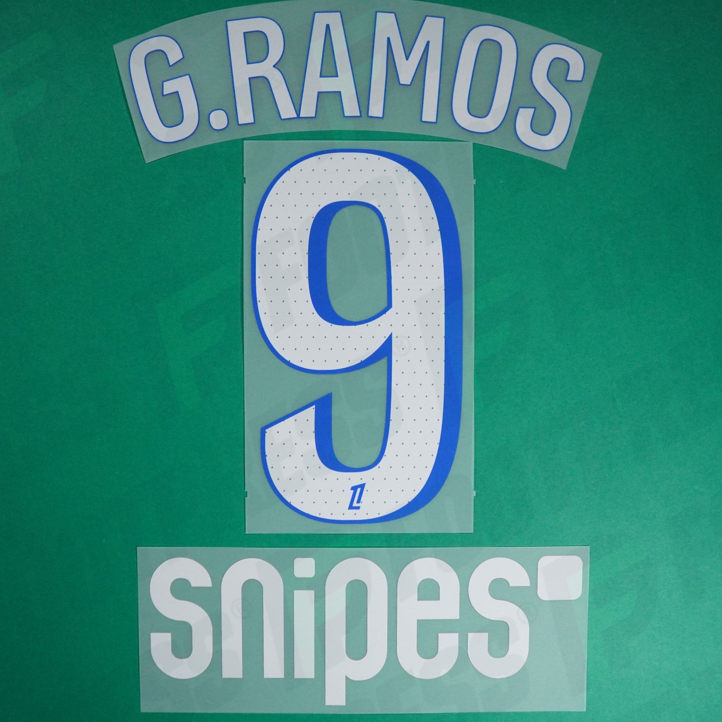 Flocage Officiel - Paris Saint-Germain, Gonçalo Ramos, 2025/2026, Third + Snipes, Blanc/Bleu