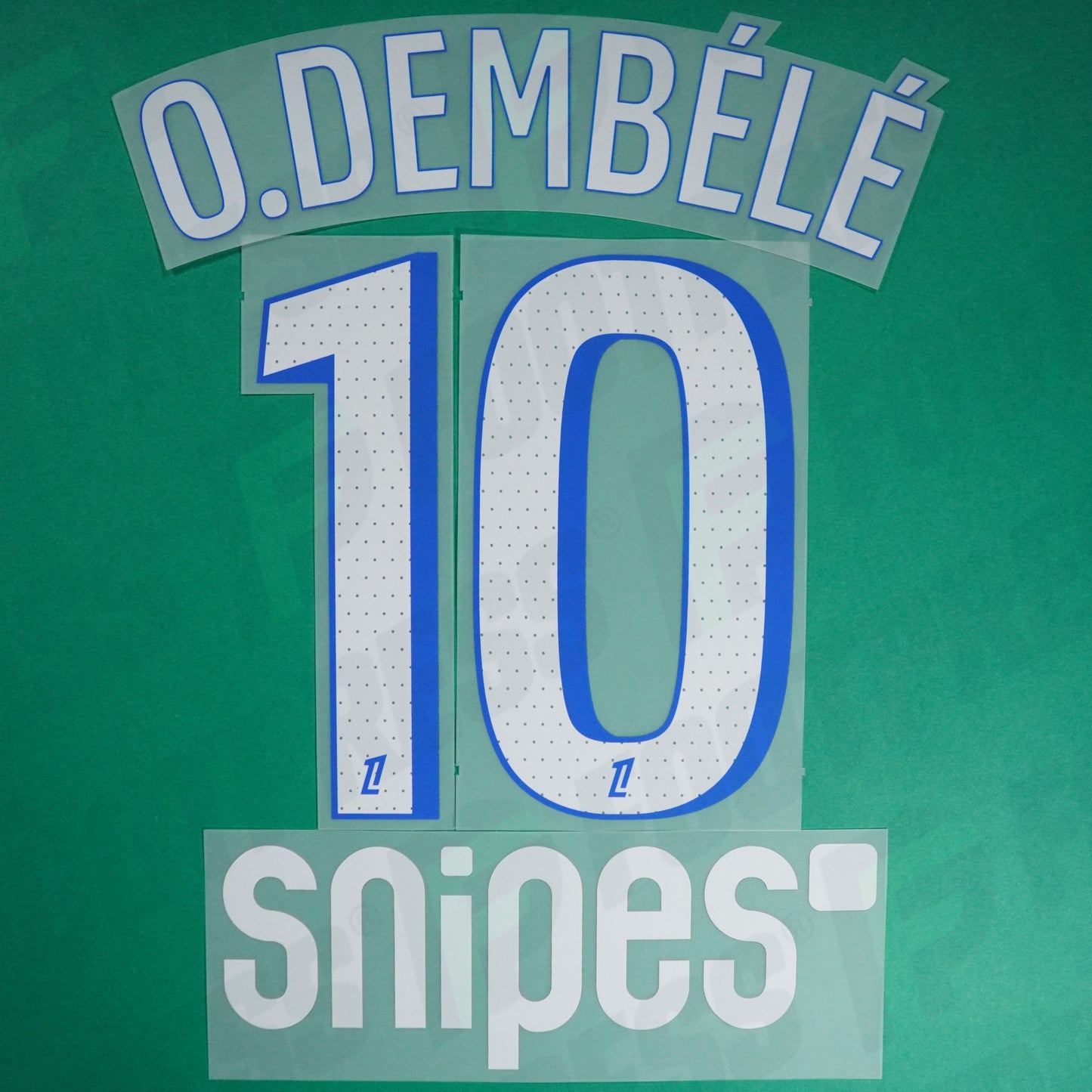 Flocage Officiel - Paris Saint-Germain, Dembélé, 2025/2026, Third + Snipes, Blanc/Bleu