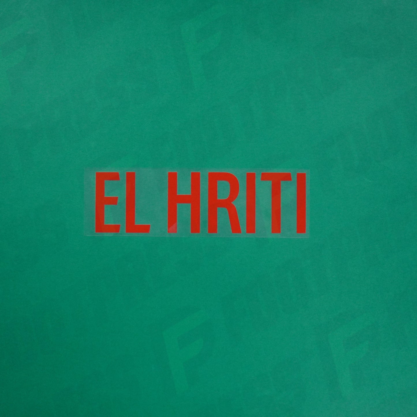 Flocage Officiel - Red Star FC, El Hriti, Ligue 2, Nom seul, Rouge