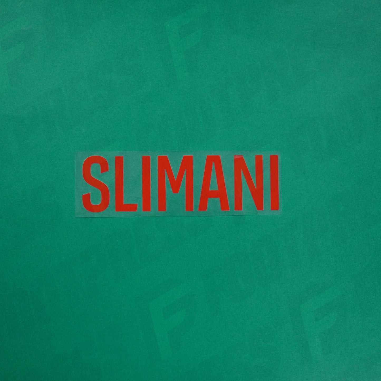 Flocage Officiel - Red Star FC, Slimani, Ligue 2, Nom seul, Rouge