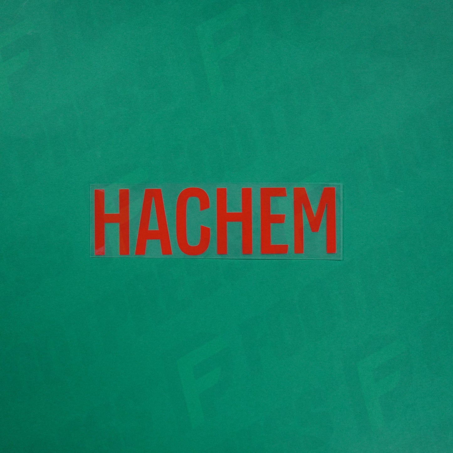 Flocage Officiel - Red Star FC, Hachem, Ligue 2, Nom seul, Rouge