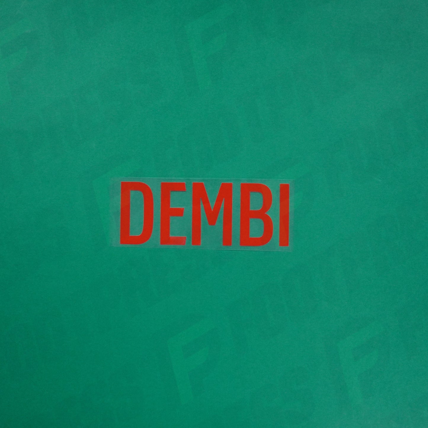 Flocage Officiel - Red Star FC, Dembi, Ligue 2, Nom seul, Rouge