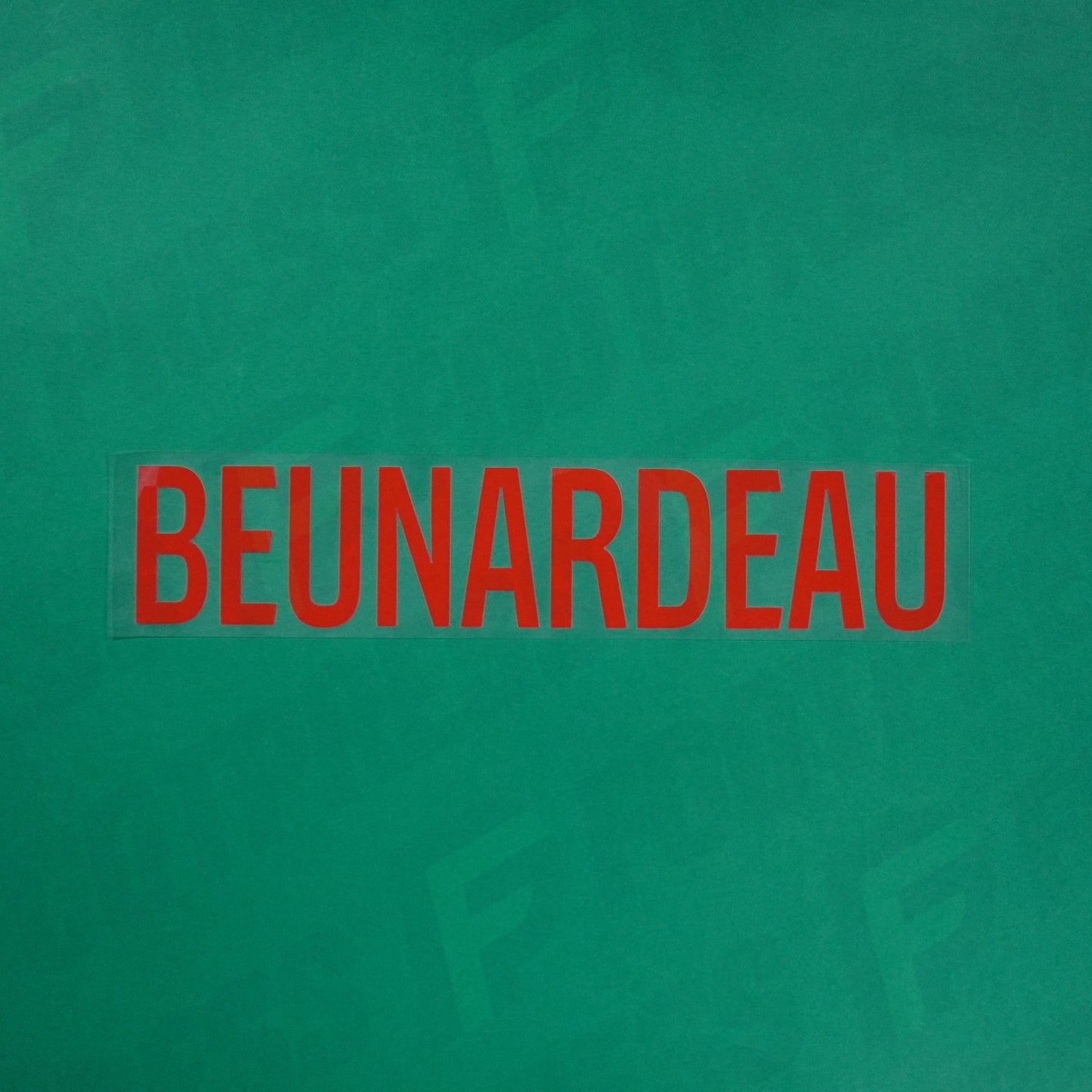 Flocage Officiel - Red Star FC, Beunardeau, Ligue 2, Nom seul, Rouge