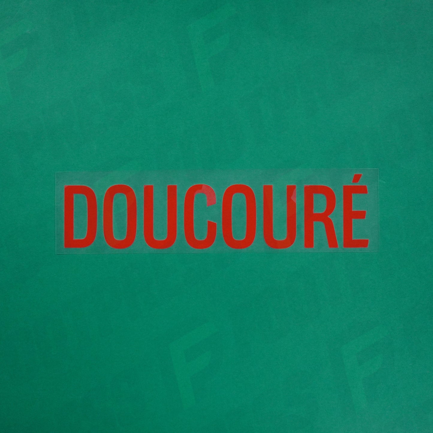 Flocage Officiel - Red Star FC, Doucouré, Ligue 2, Nom seul, Rouge