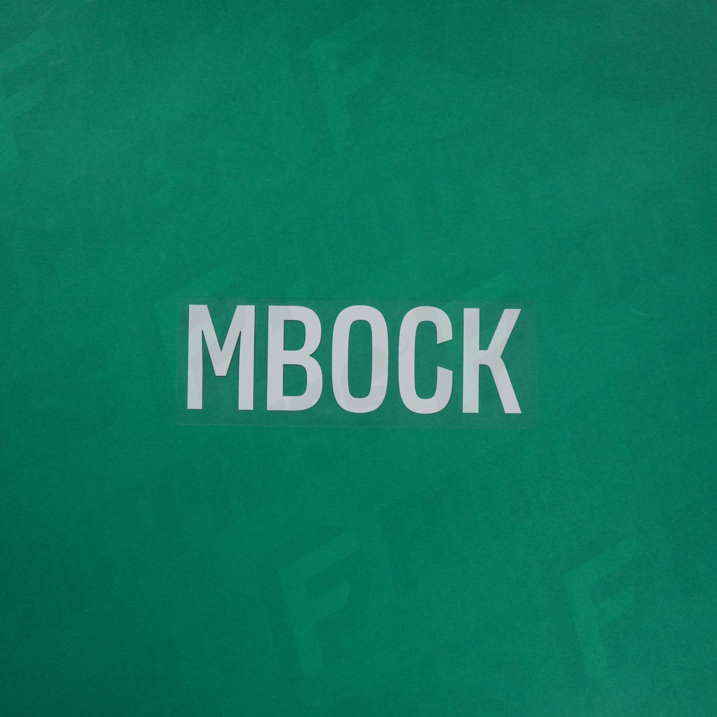 Flocage Officiel - Red Star FC, Mbock, Ligue 2, Nom seul, Blanc