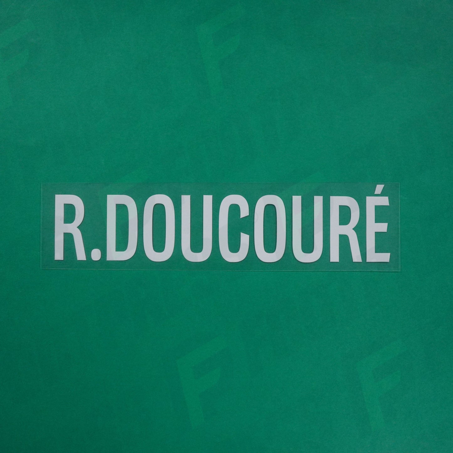 Flocage Officiel - Red Star FC, R.Doucouré, Ligue 2, Nom seul, Blanc