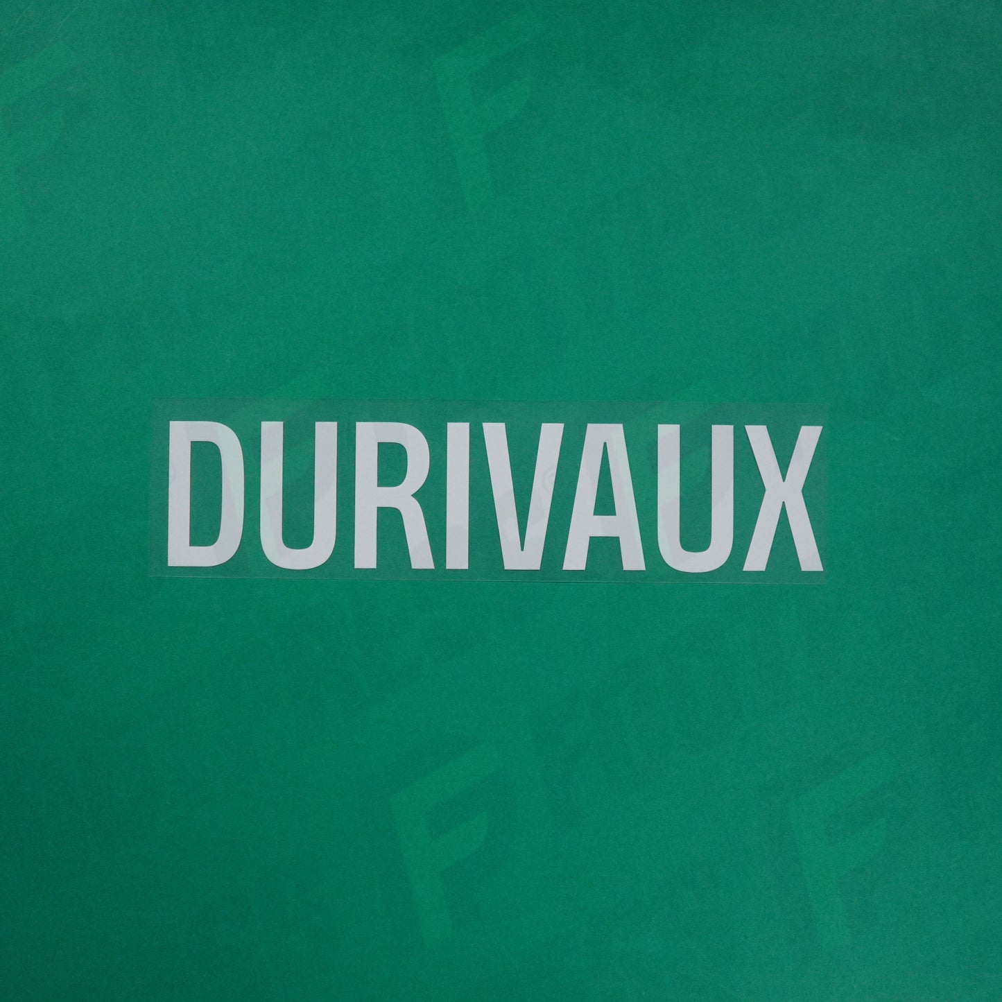 Flocage Officiel - Red Star FC, Durivaux, Ligue 2, Nom seul, Blanc