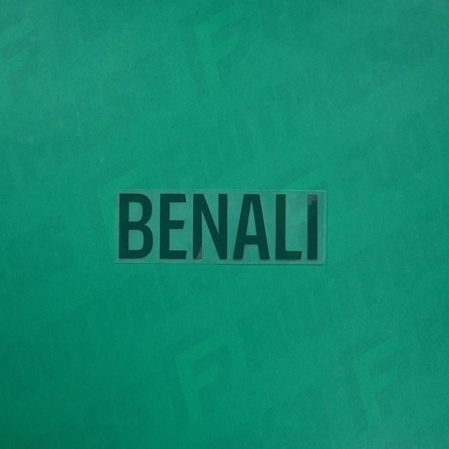 Flocage Officiel - Red Star FC, Benali, Ligue 2, Nom seul, Vert