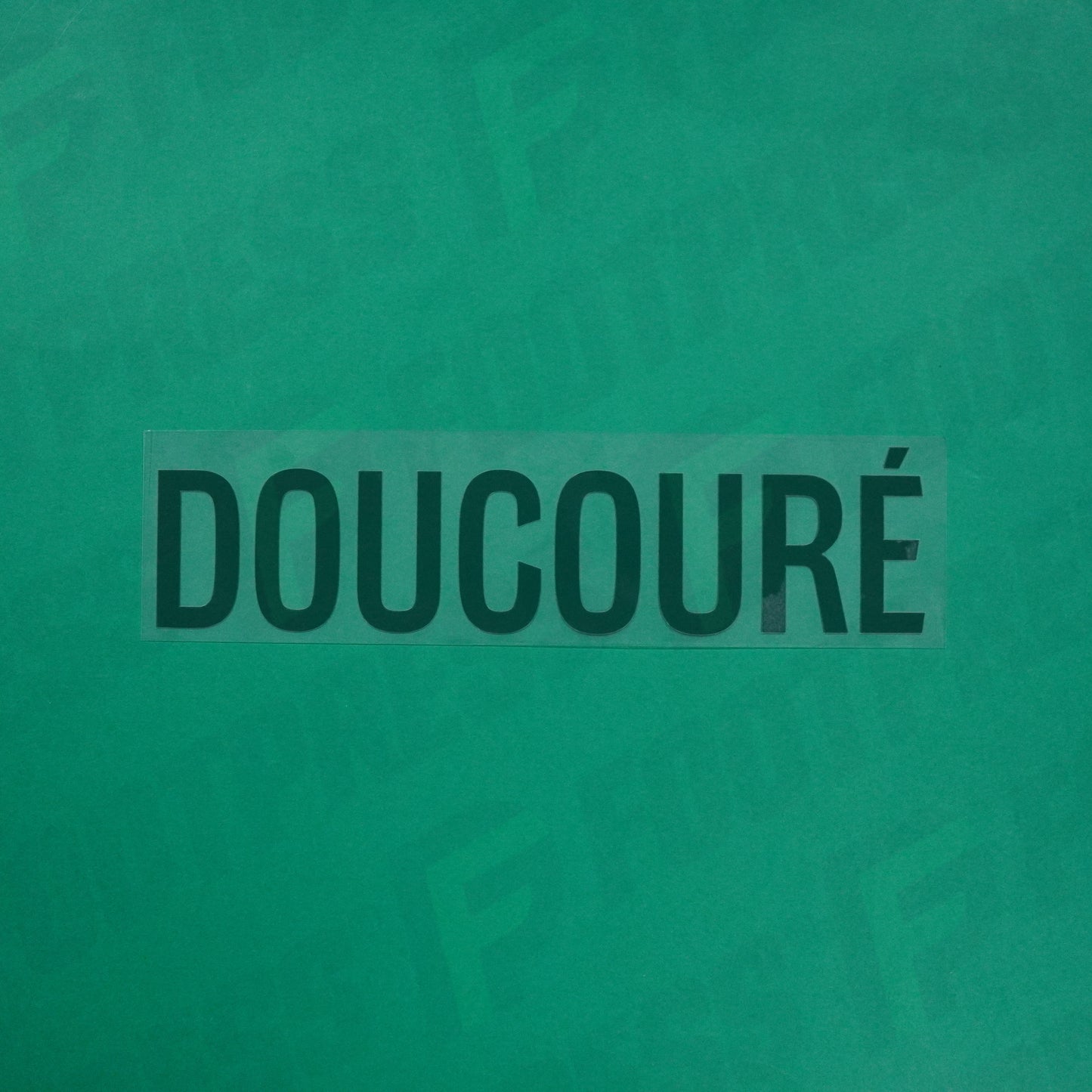 Flocage Officiel - Red Star FC, Doucouré, Ligue 2, Nom seul, Vert