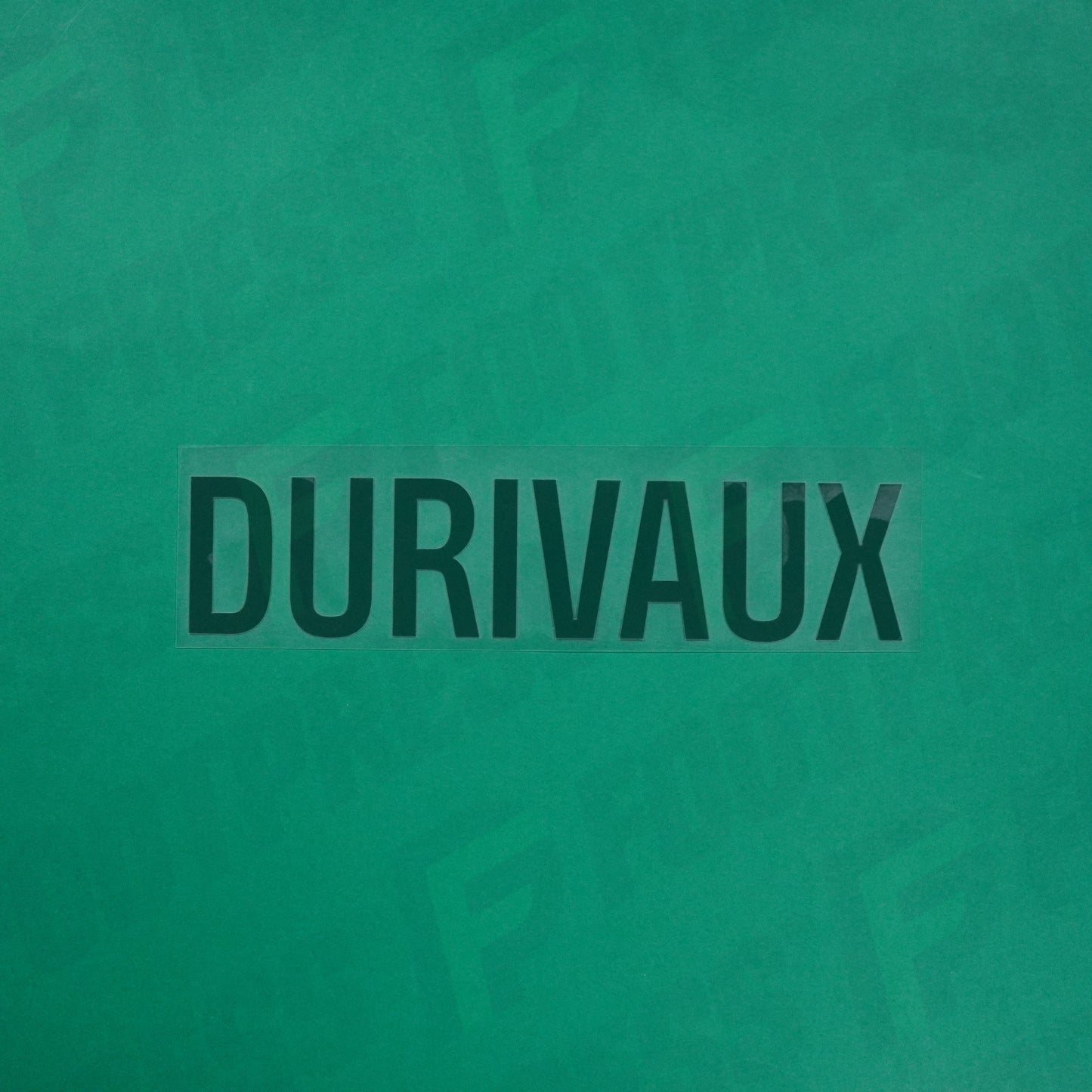 Flocage Officiel - Red Star FC, Durivaux, Ligue 2, Nom seul, Vert