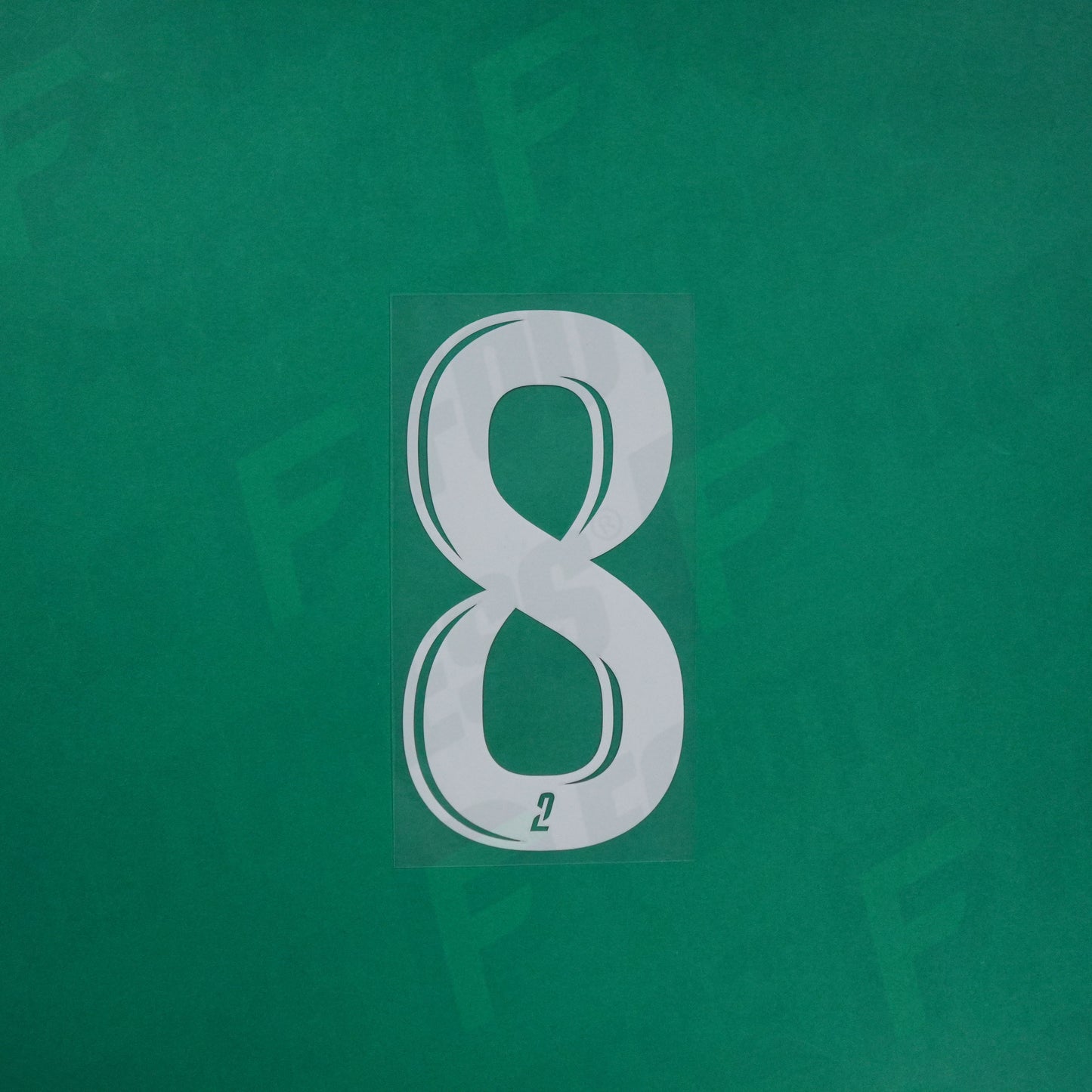 Flocage Officiel - Red Star FC, Grand Chiffre 8 Vide, Ligue 2, , Blanc