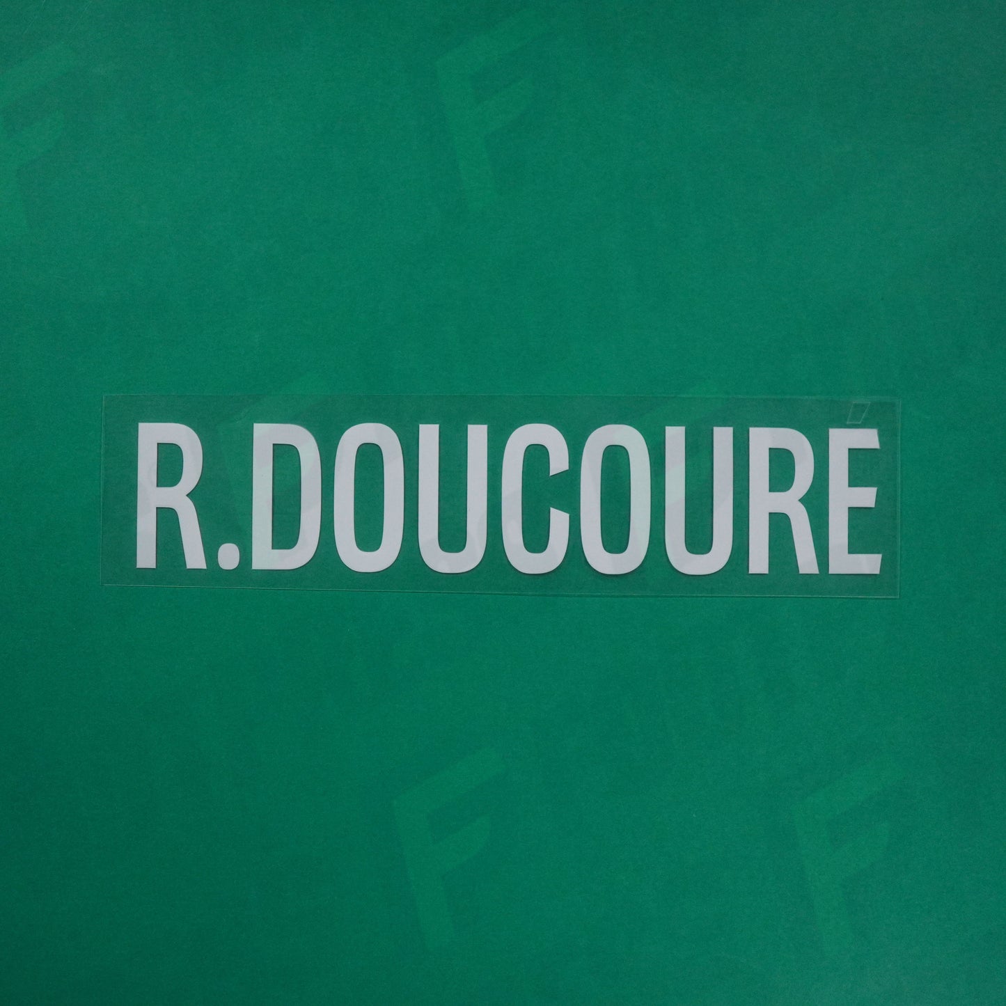 Flocage Officiel - Red Star FC, R.Doucouré, Ligue 2, Nom seul (Qualité basse), Blanc