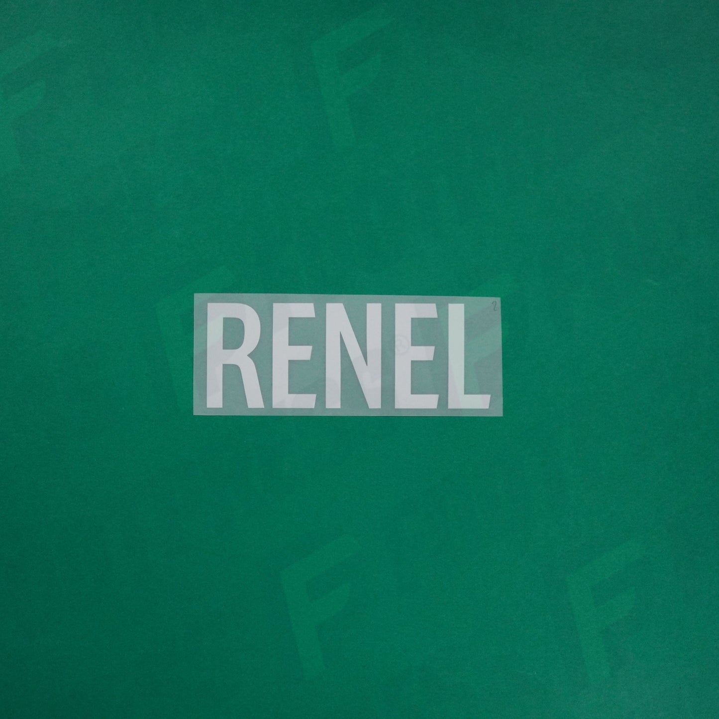 Flocage Officiel - Red Star FC, Renel, Ligue 2, Nom seul (Qualité supérieure), Blanc