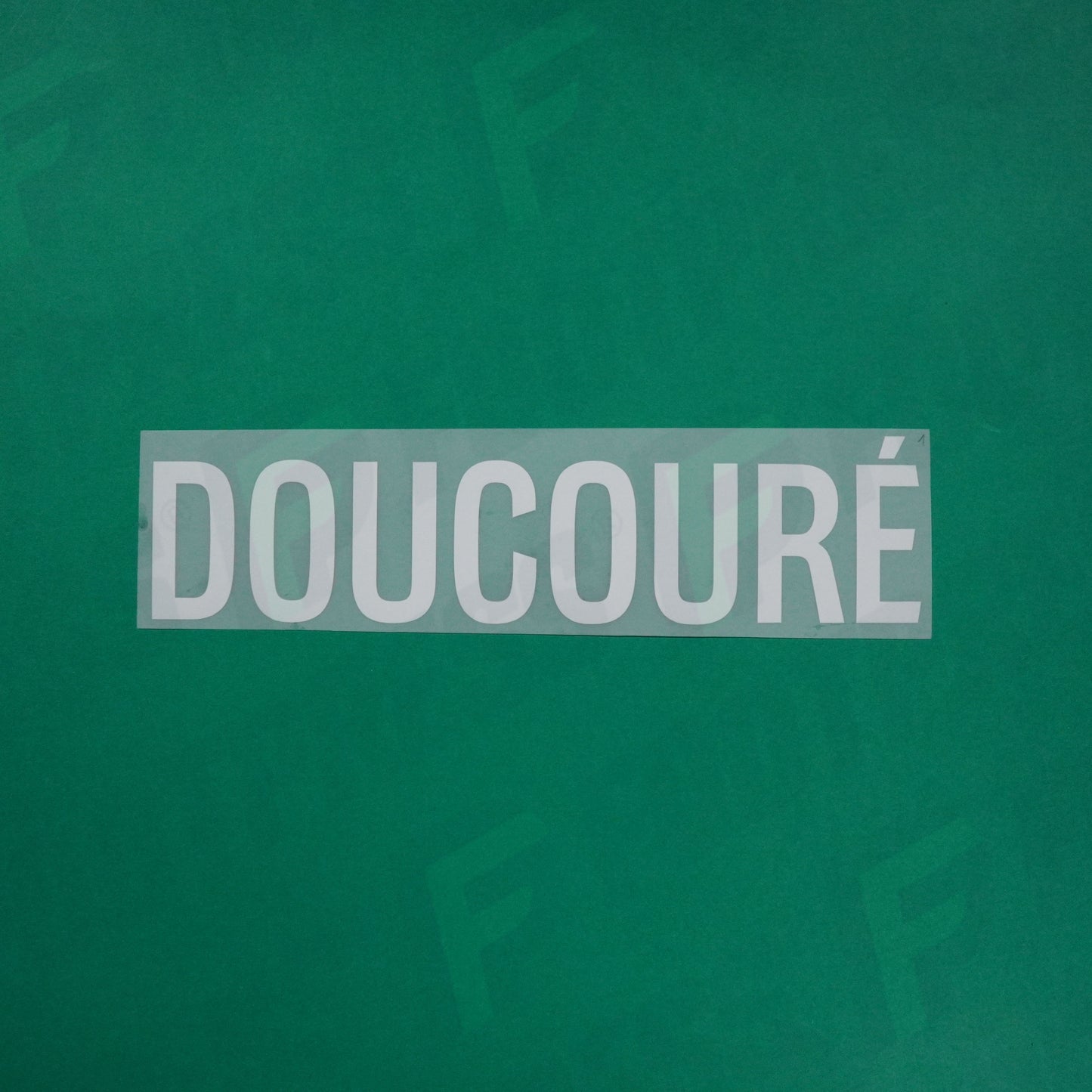 Flocage Officiel - Red Star FC, Doucouré, Ligue 2, Nom seul (Qualité supérieure), Blanc