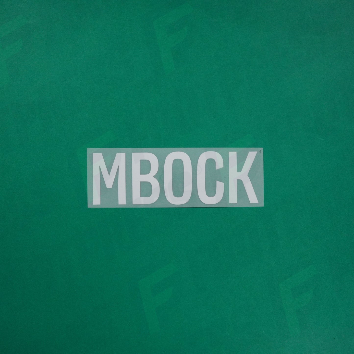 Flocage Officiel - Red Star FC, Mbock, Ligue 2, Nom seul (Qualité supérieure), Blanc