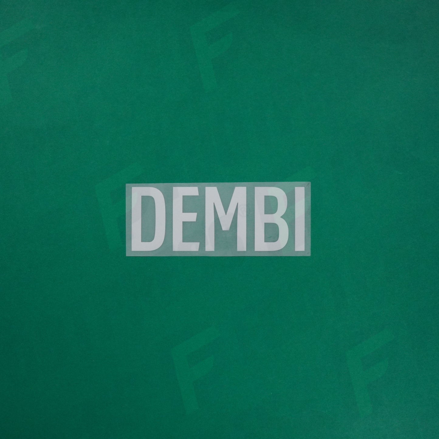 Flocage Officiel - Red Star FC, Dembi, Ligue 2, Nom seul (Qualité supérieure), Blanc