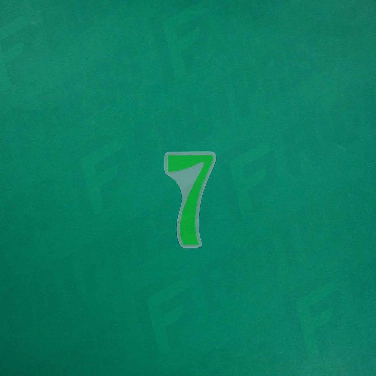 Flocage Officiel - Brésil, Petit Chiffre 7, 2024, Vert