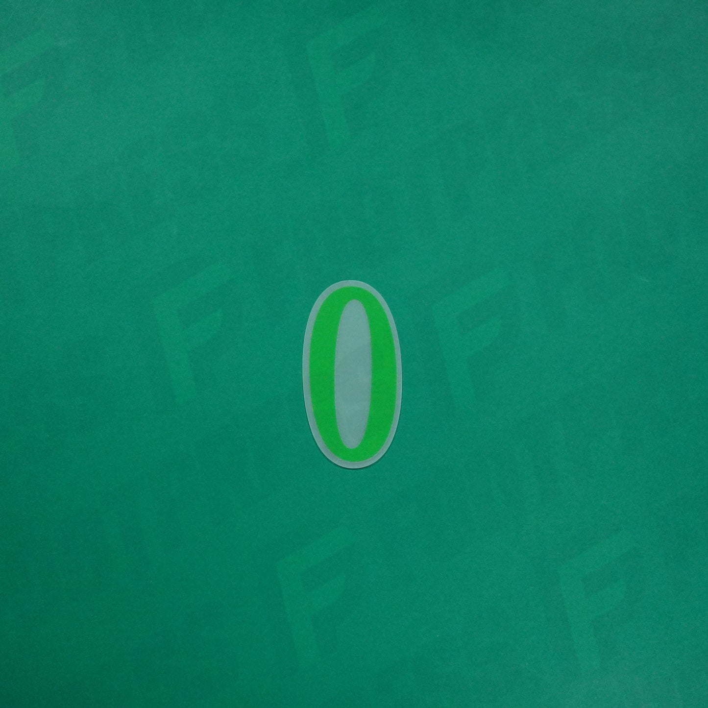 Flocage Officiel - Brésil, Petit Chiffre 0, 2024, Vert