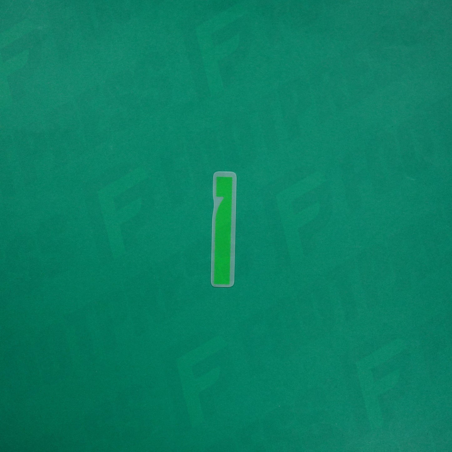 Flocage Officiel - Brésil, Petit Chiffre 1, 2024, Vert