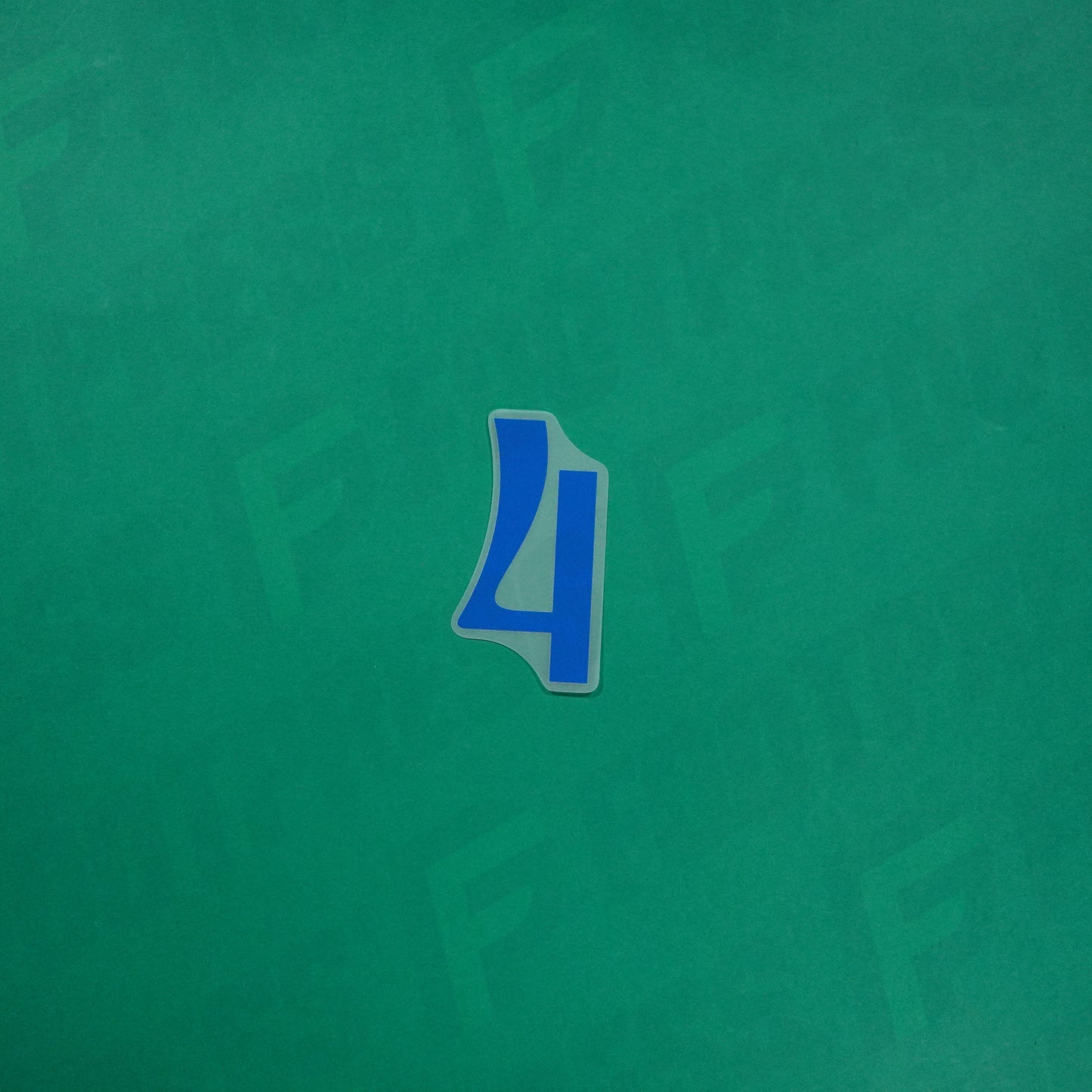 Flocage Officiel - Brésil, Petit Chiffre 4, 2024, Bleu