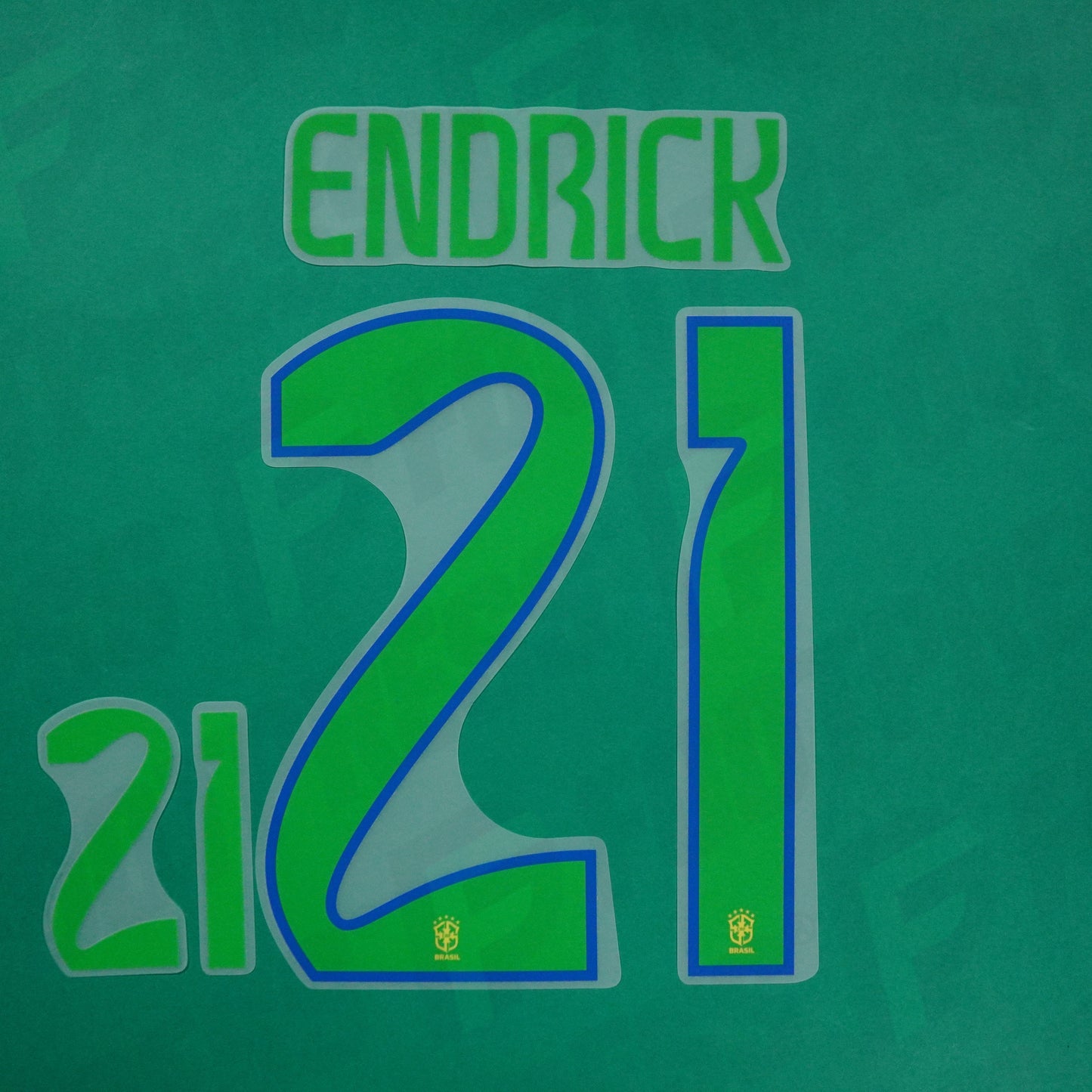 Flocage Officiel - Brésil, Endrick, 2024, Home, Vert