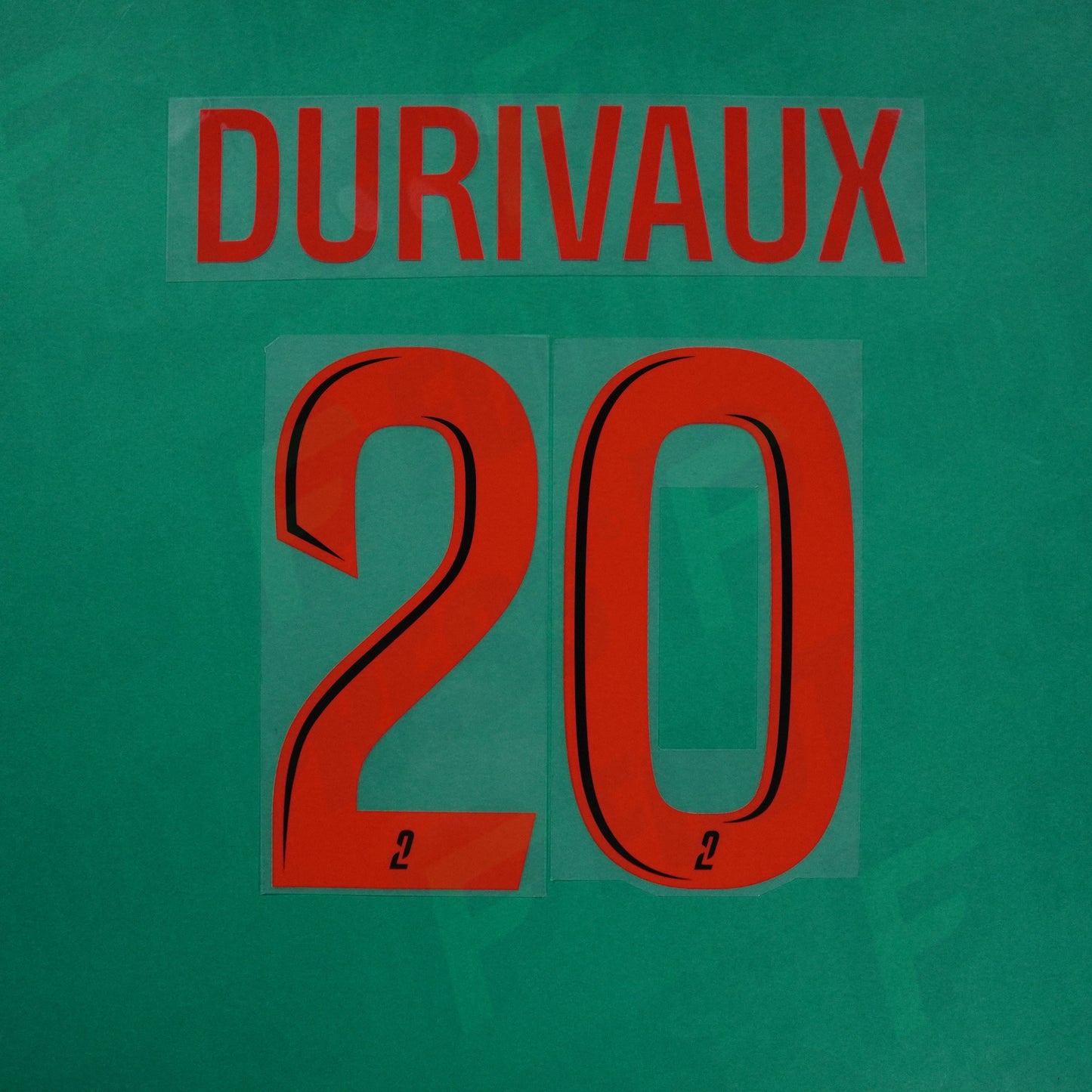 Flocage Officiel - Red Star FC, Durivaux, 2024/2025, Third, Rouge