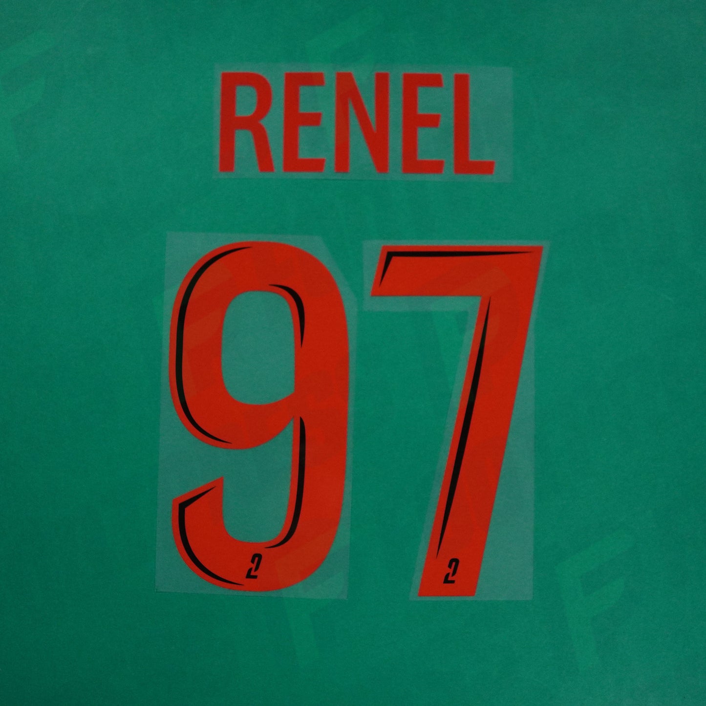 Flocage Officiel - Red Star FC, Renel, 2024/2025, Third, Rouge