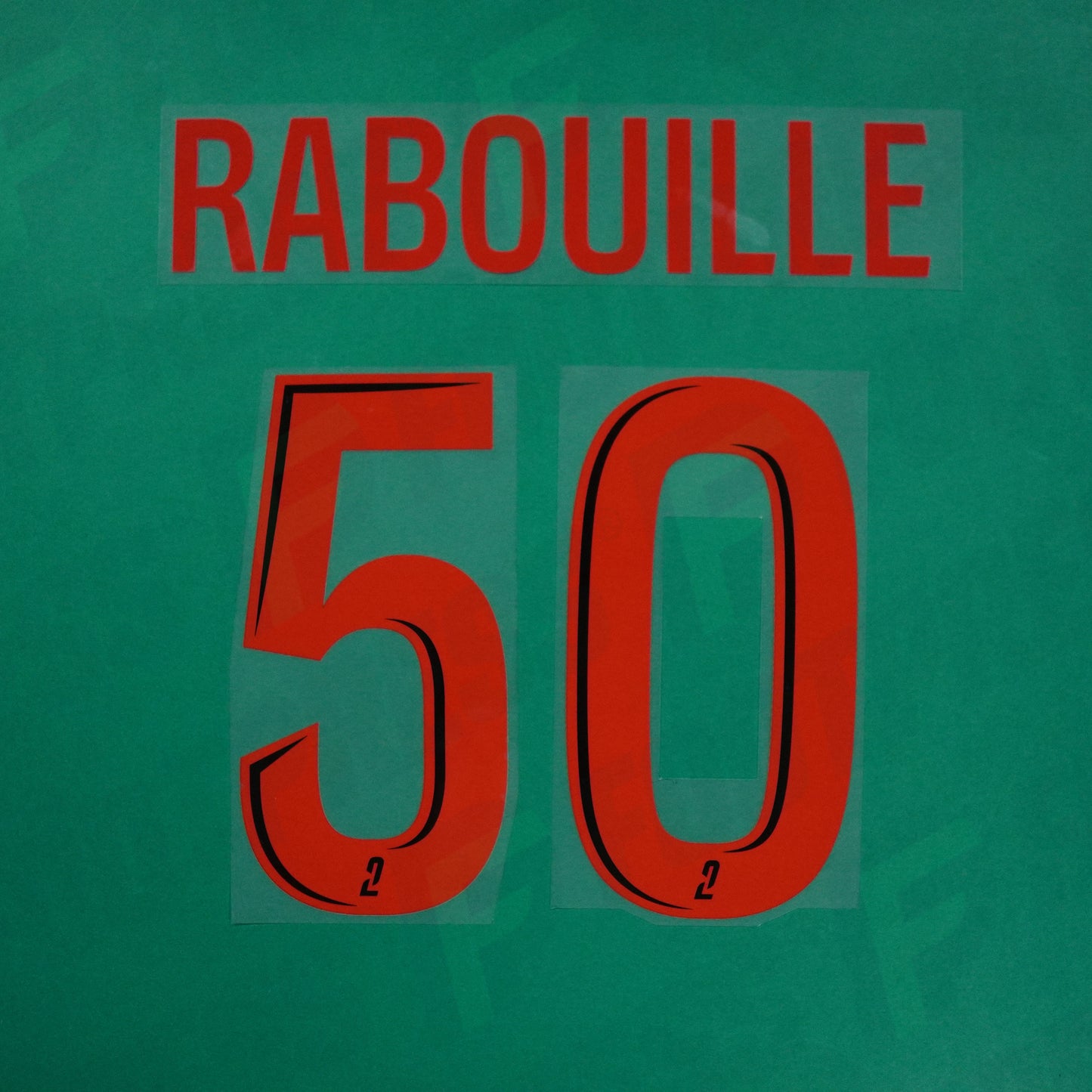 Flocage Officiel - Red Star FC, Rabouille, 2024/2025, Third, Rouge