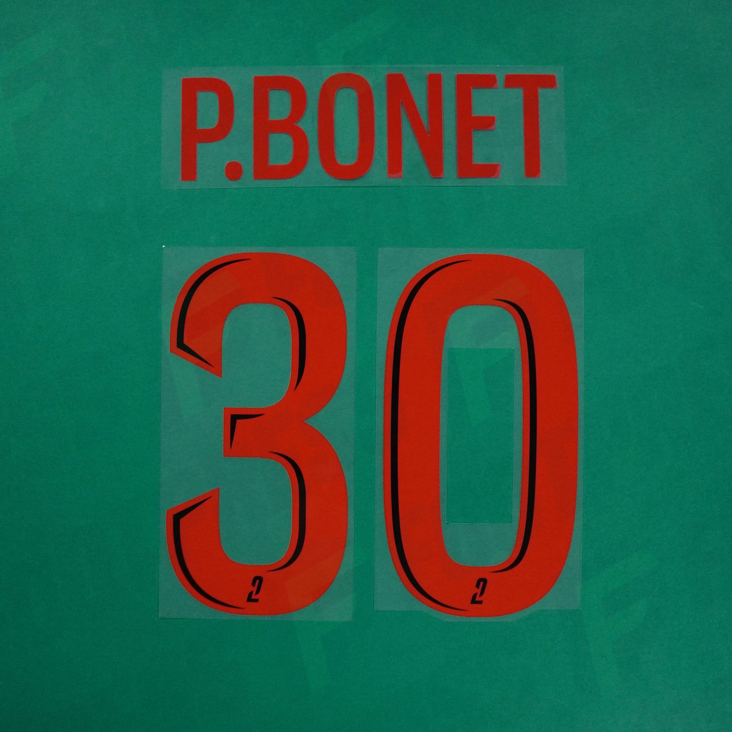 Flocage Officiel - Red Star FC, P.Bonet, 2024/2025, Third, Rouge