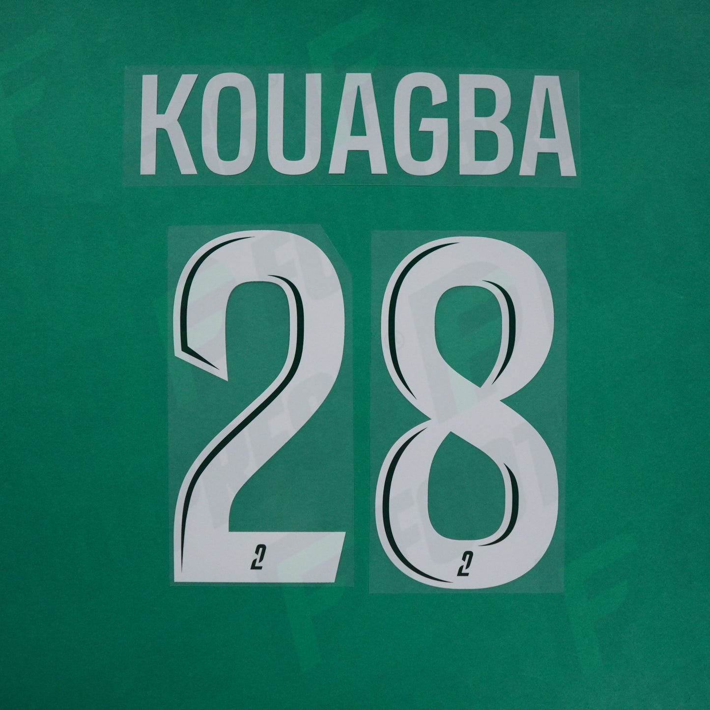 Flocage Officiel - Red Star FC, Kouagba, 2024/2025, Away, Blanc