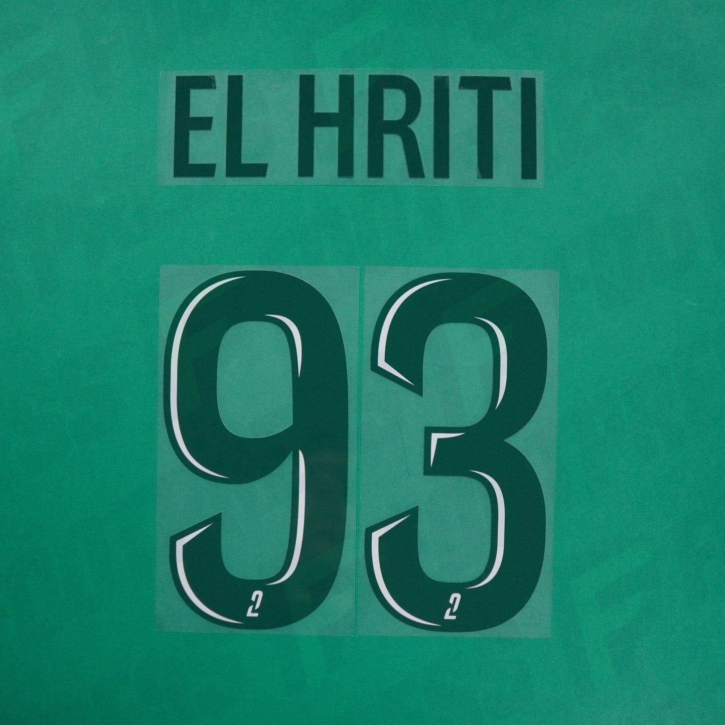 Flocage Officiel - Red Star FC, El Hriti, 2024/2025, Home, Vert