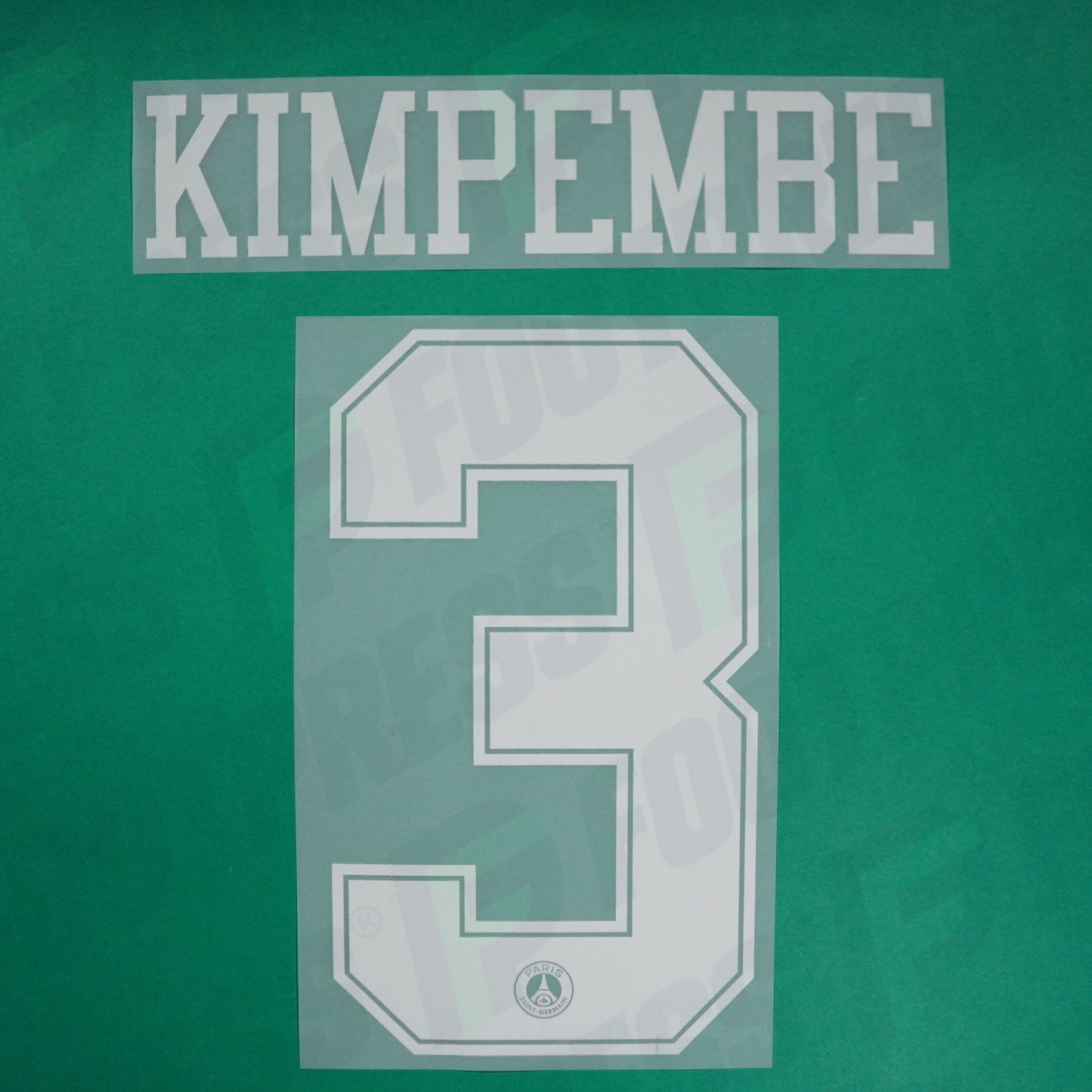Flocage Officiel - Paris Saint-Germain, Kimpembe, 2018/2019, Third, Blanc(PSG)