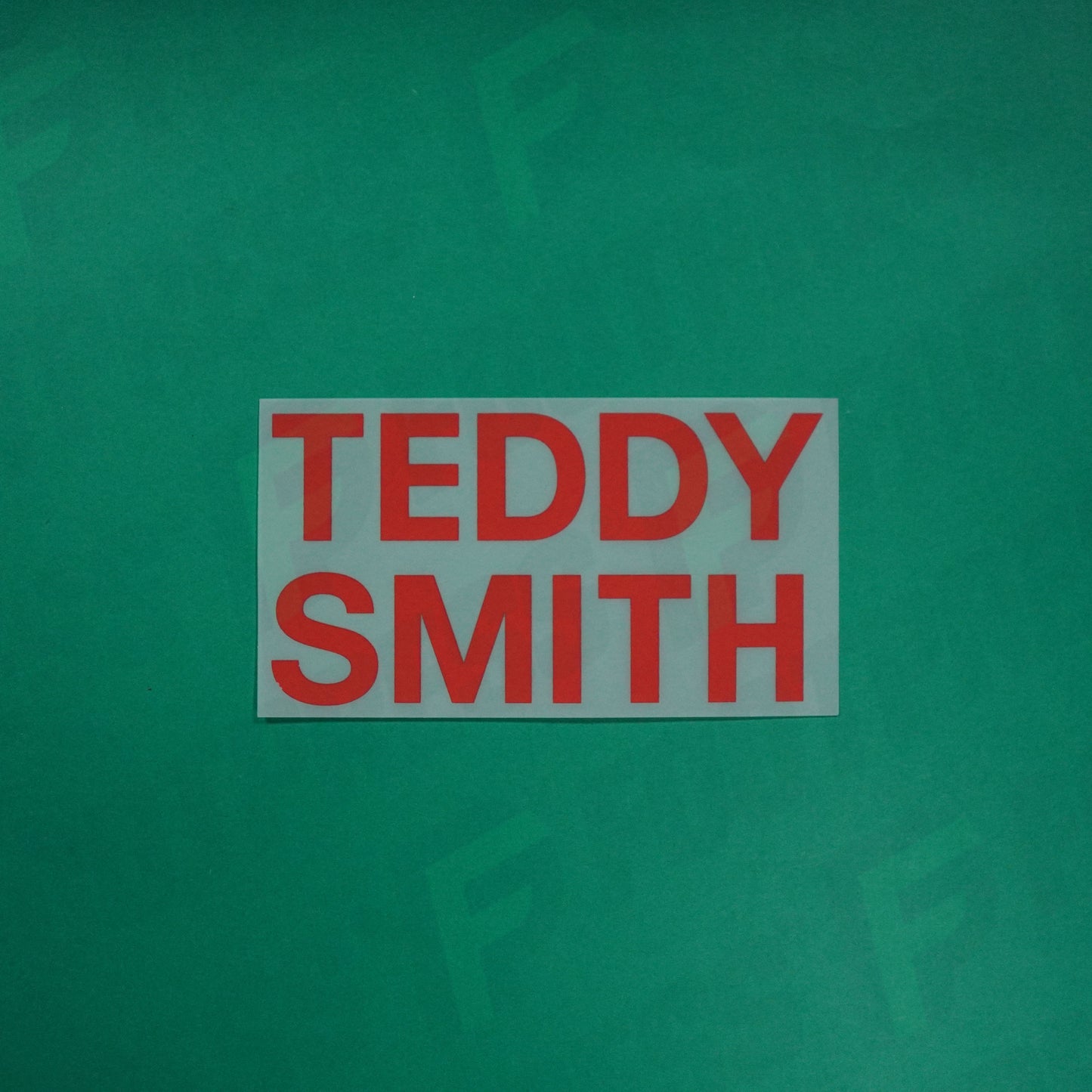 Flocage Officiel - Sponsor, Lille OSC, Teddy Smith, Rouge