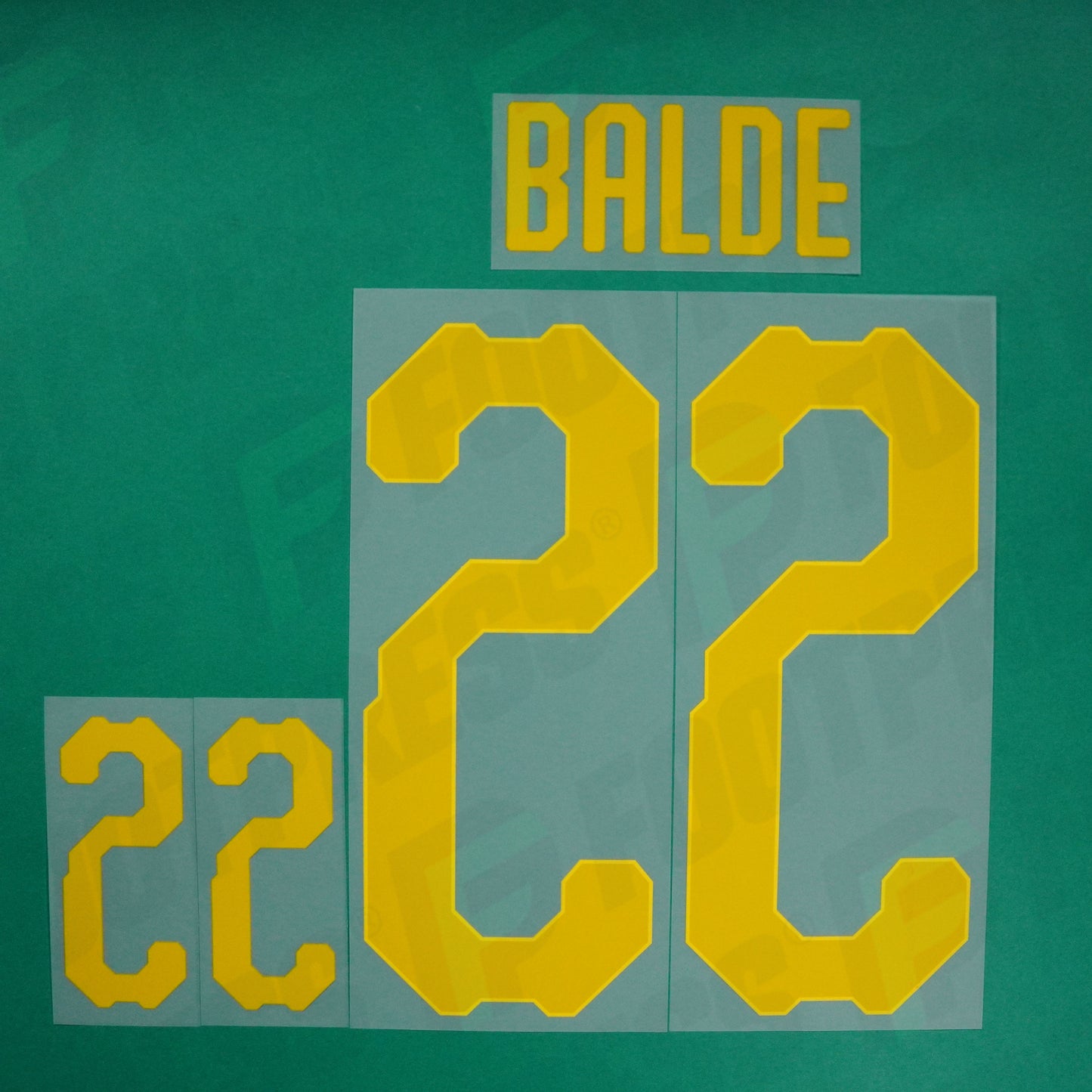 Flocage Officiel - Sénégal, Keita Baldé, 2018, Home, Jaune