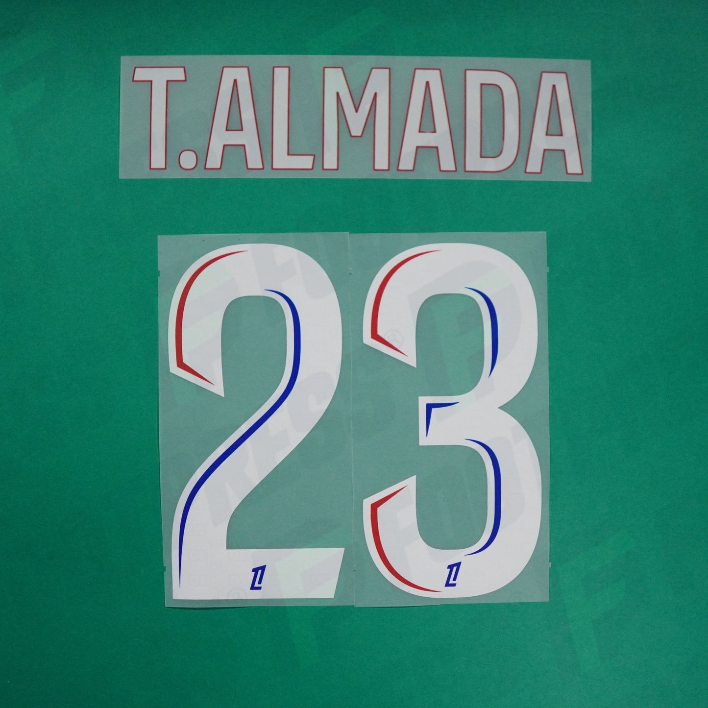 Flocage Officiel - Olympique Lyonnais, Almada, 2024/2025, Away, Blanc