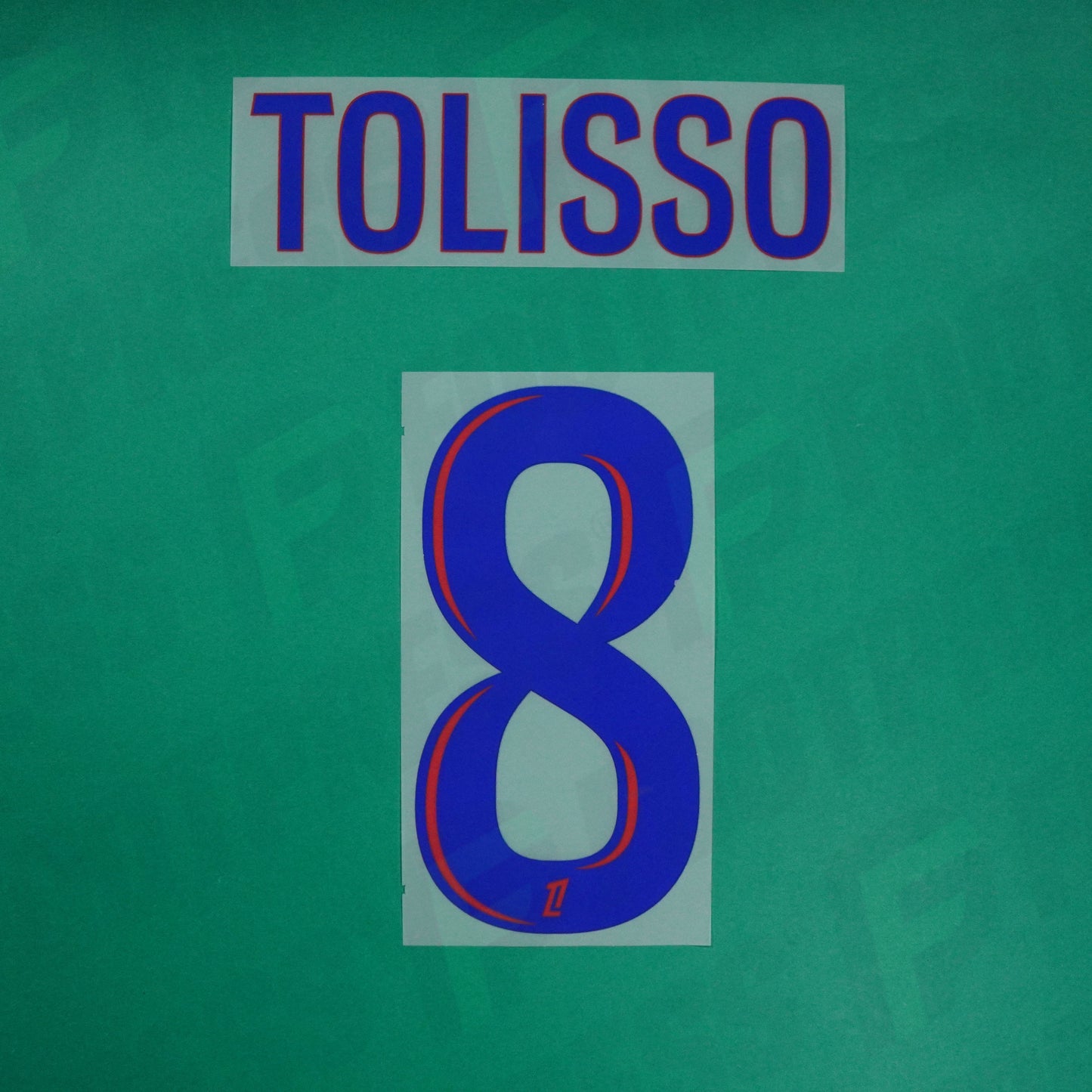 Flocage Officiel - Olympique Lyonnais, Tolisso, 2024/2025, Home, Bleu / Rouge