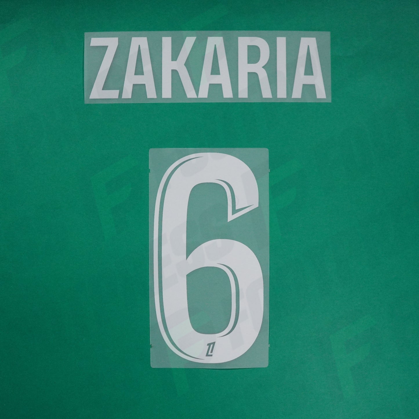 Flocage Officiel - AS Monaco, Zakaria, 2024/2025, Away, Blanc