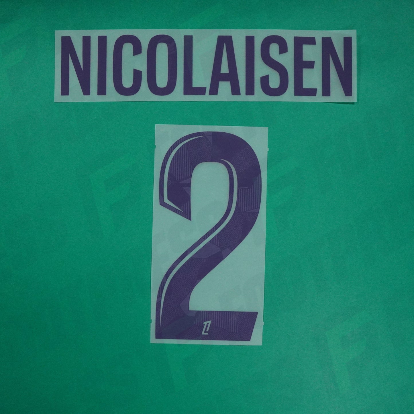 Flocage Officiel - Toulouse FC, Nicolaisen, 2024/2025, Away, Violet