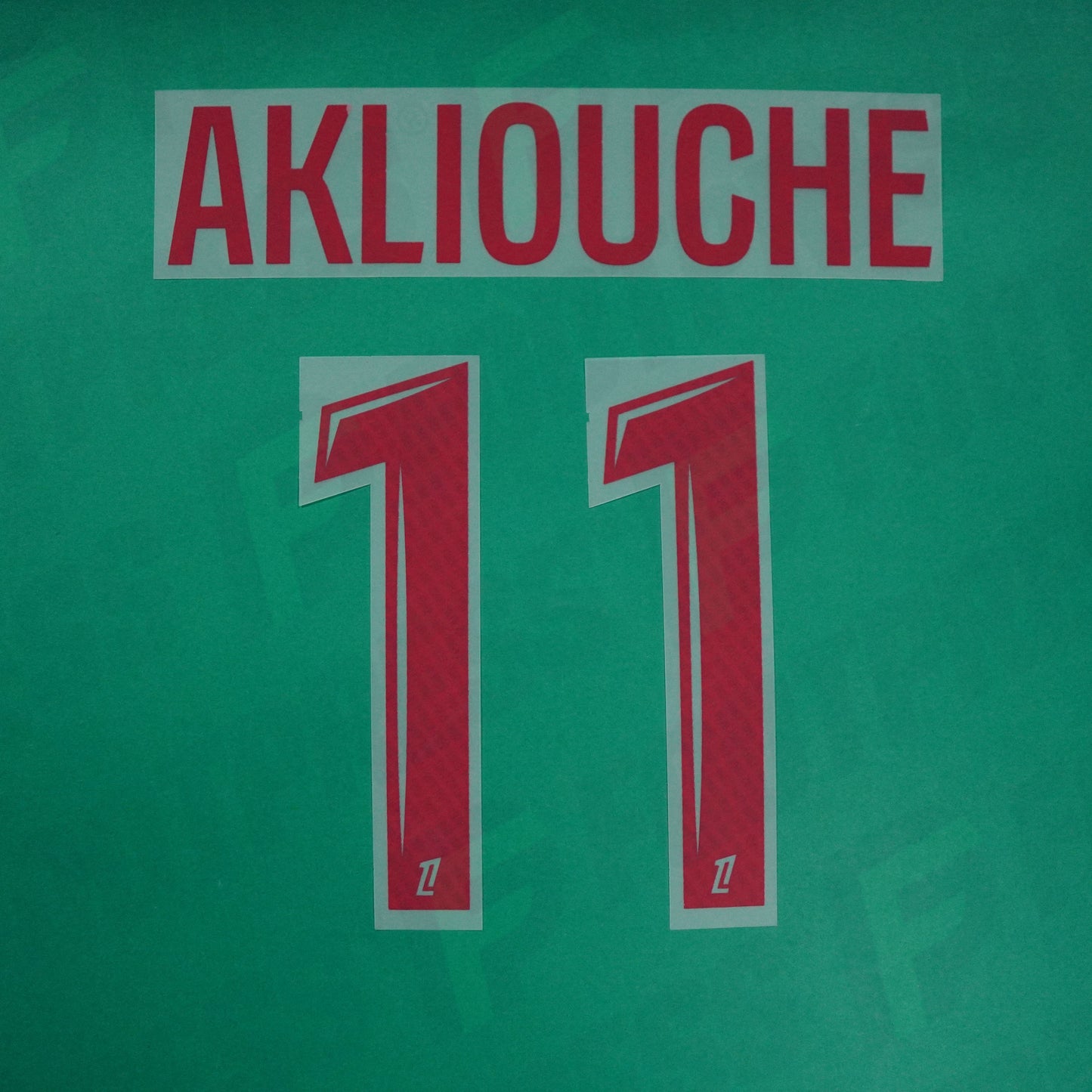 Flocage Officiel - AS Monaco, Akliouche, 2024/2025, Home, Rouge