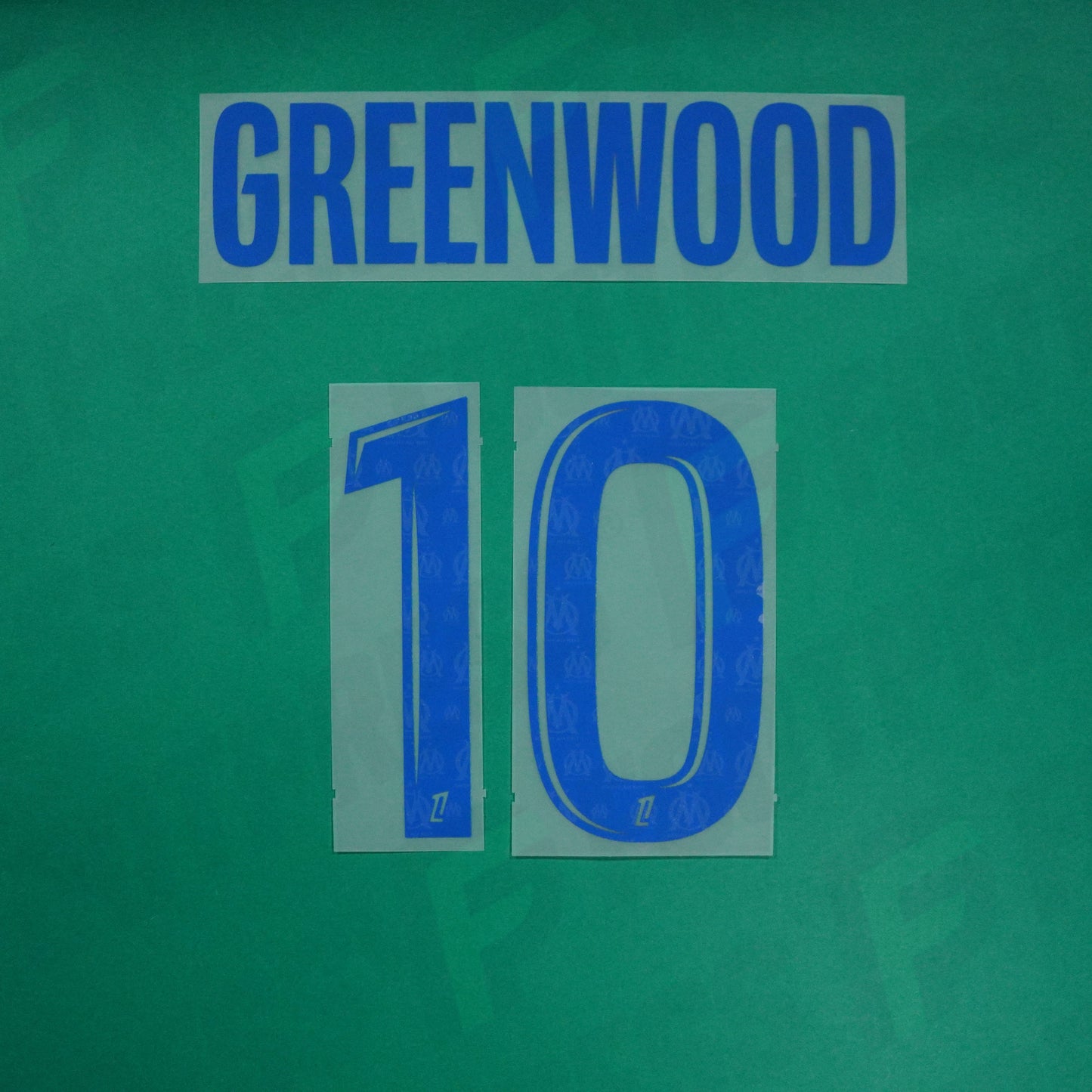 Flocage Officiel - Olympique de Marseille ENFANT, Greenwood, 2024/2025, Third JUNIOR, Bleu foncé