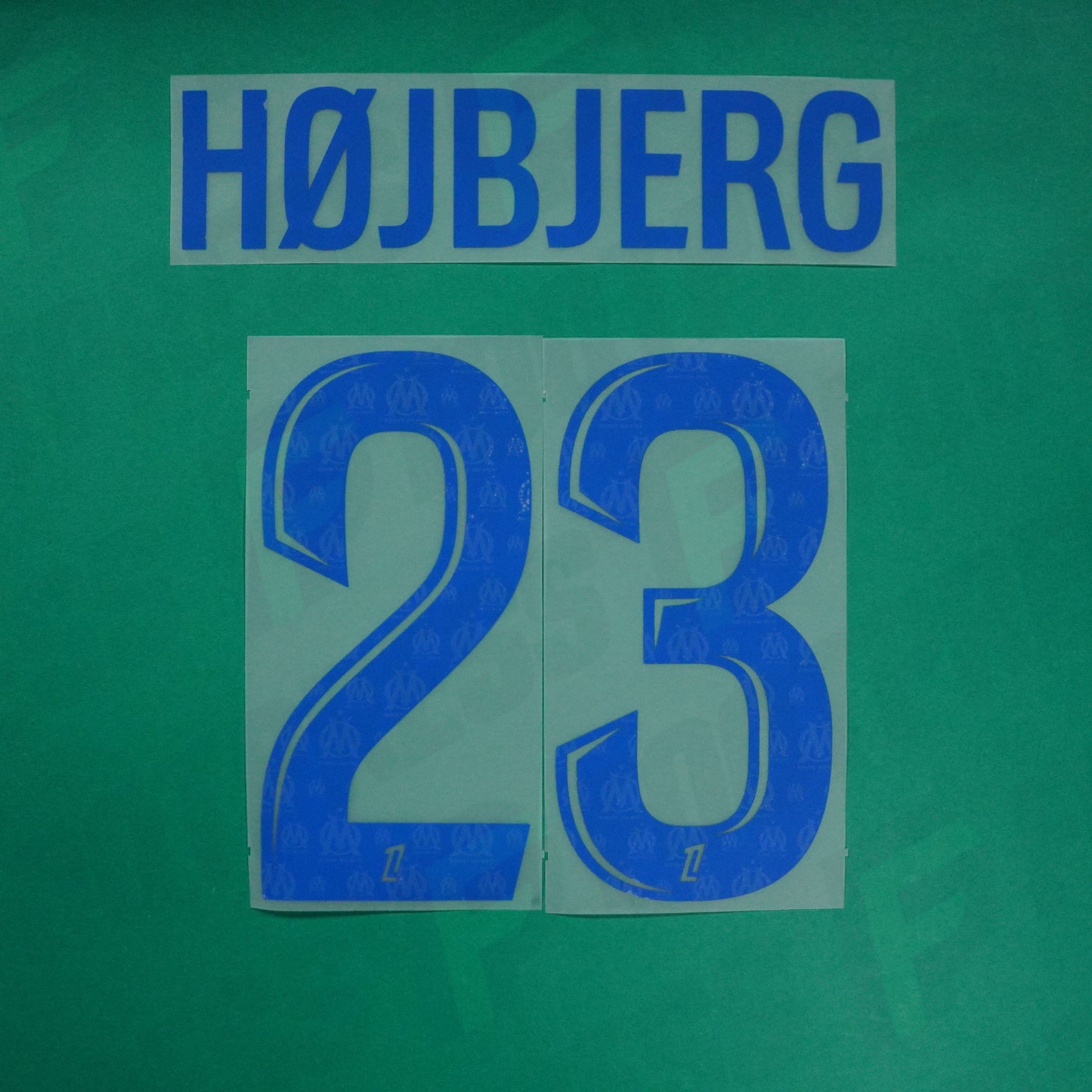 Flocage Officiel - Olympique de Marseille, Hojbjerg, 2024/2025, Third, Bleu foncé