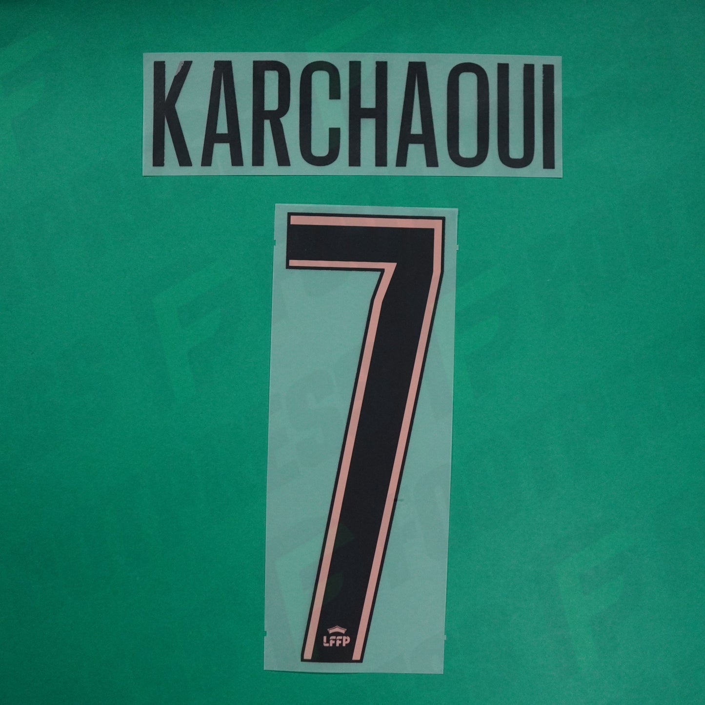 Flocage Officiel - Paris Saint-Germain Féminine, Karchaoui, 2024/2025, Third, Noir/Rose